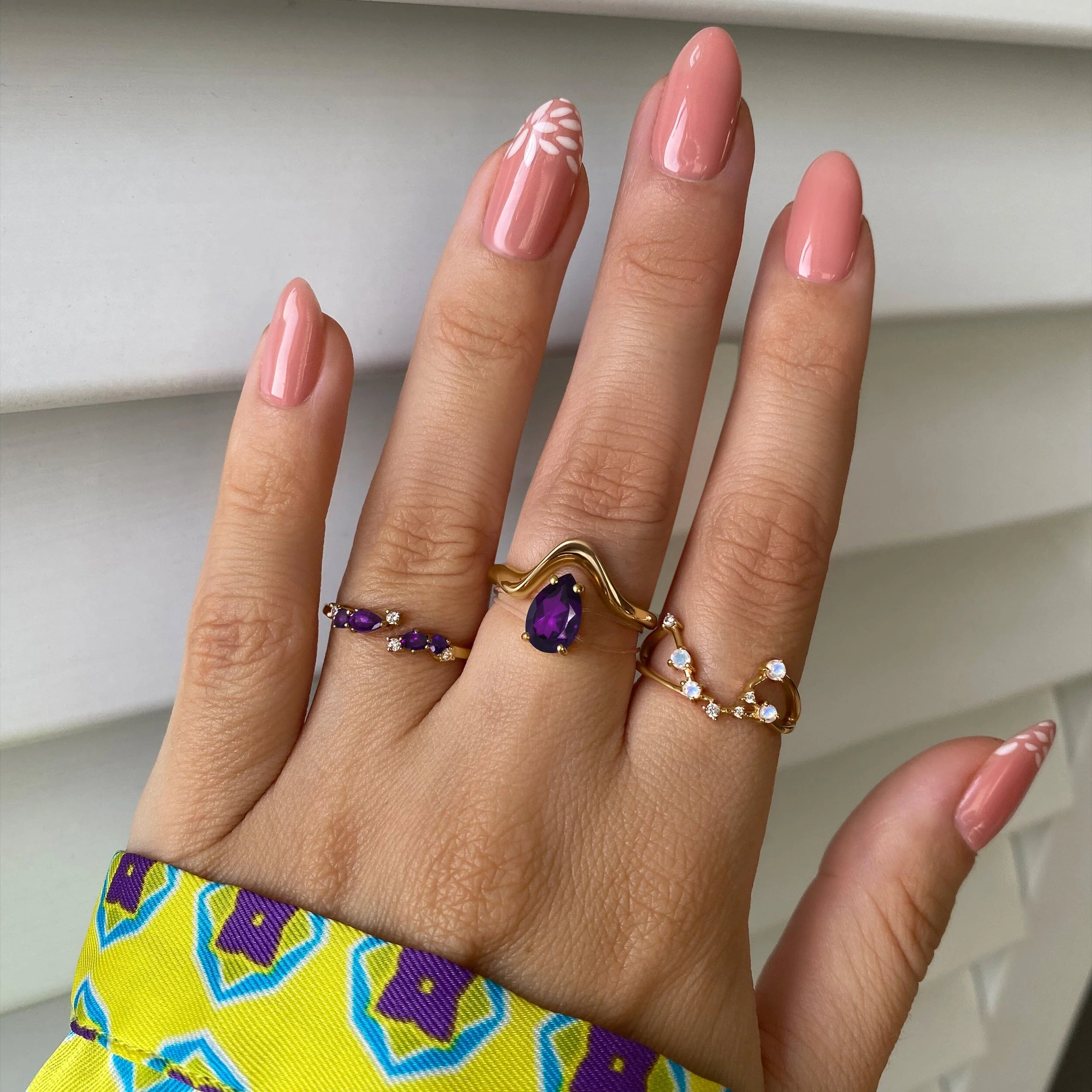 Moonstone Ring - Aquarius Zodiac Constellation - Image 9