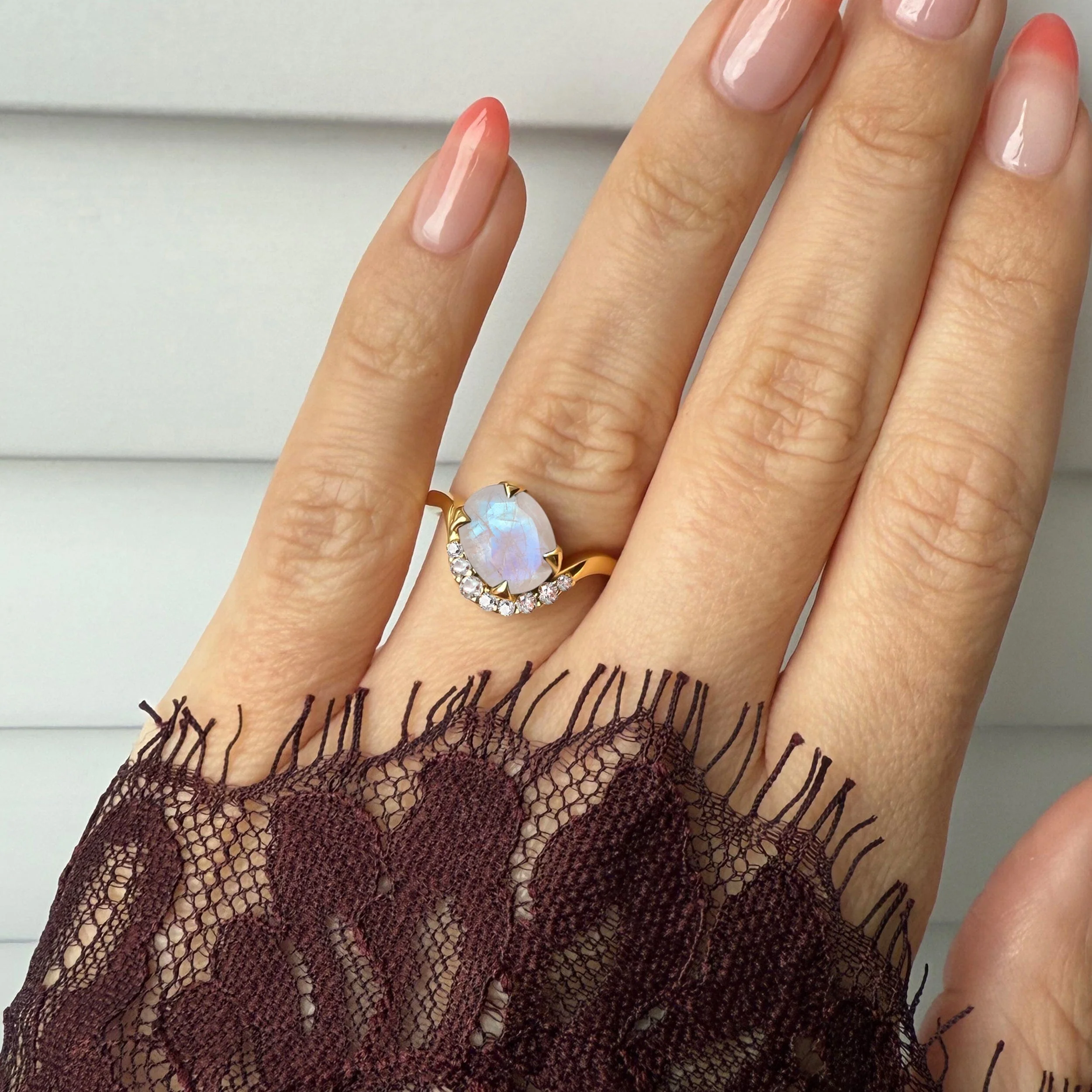 Moonstone Ring - Arc of Promise - Image 4
