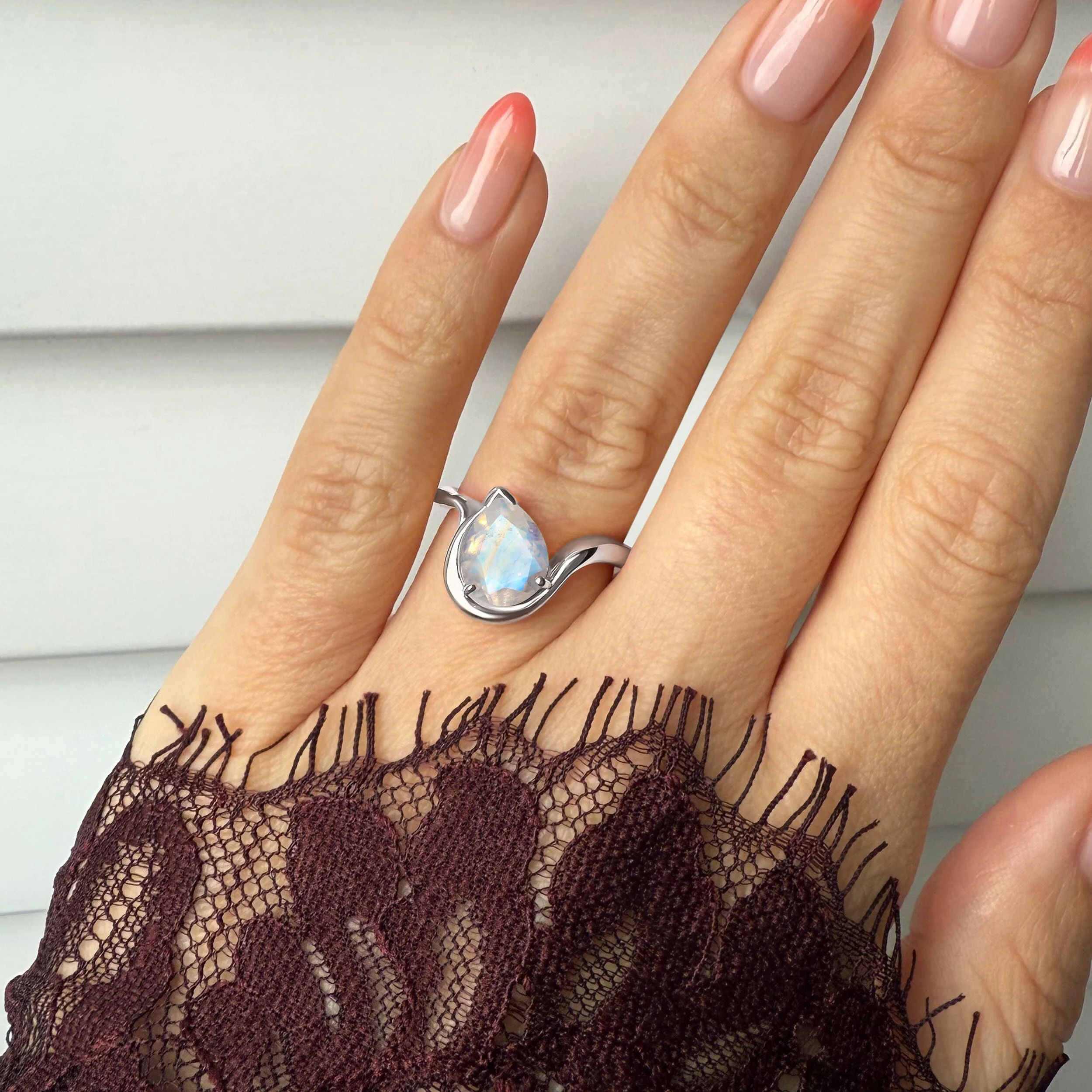 Moonstone Ring - Arc of Whisper - Image 4