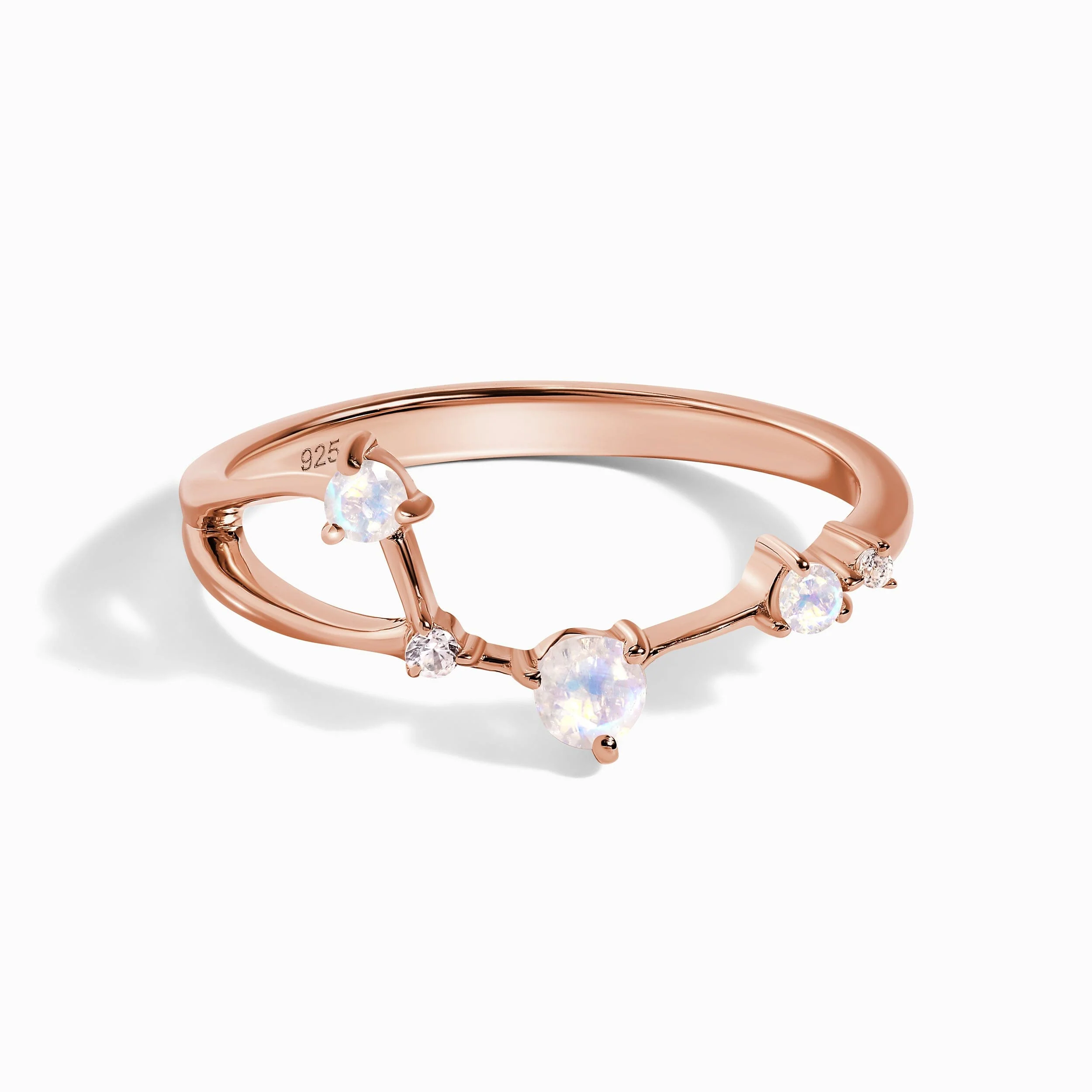 Moonstone Ring - Aries Zodiac Constellation - Image 3