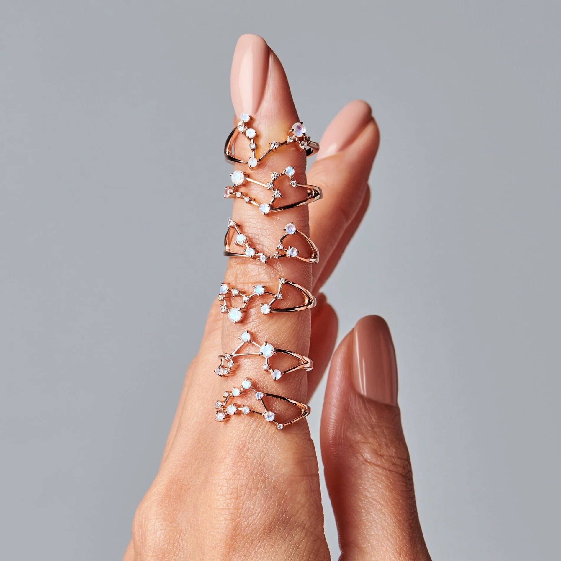 Moonstone Ring - Capricorn Zodiac Constellation - Image 21