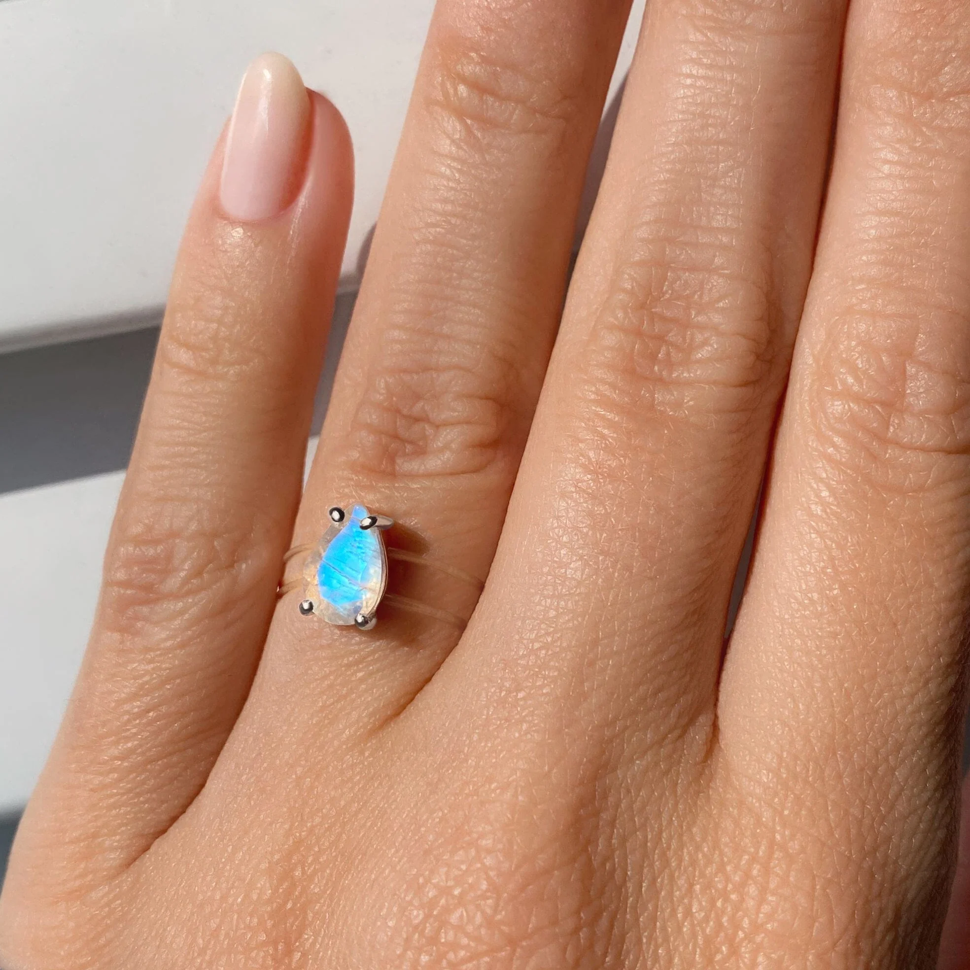 Moonstone Ring Floating - Sway - Image 2