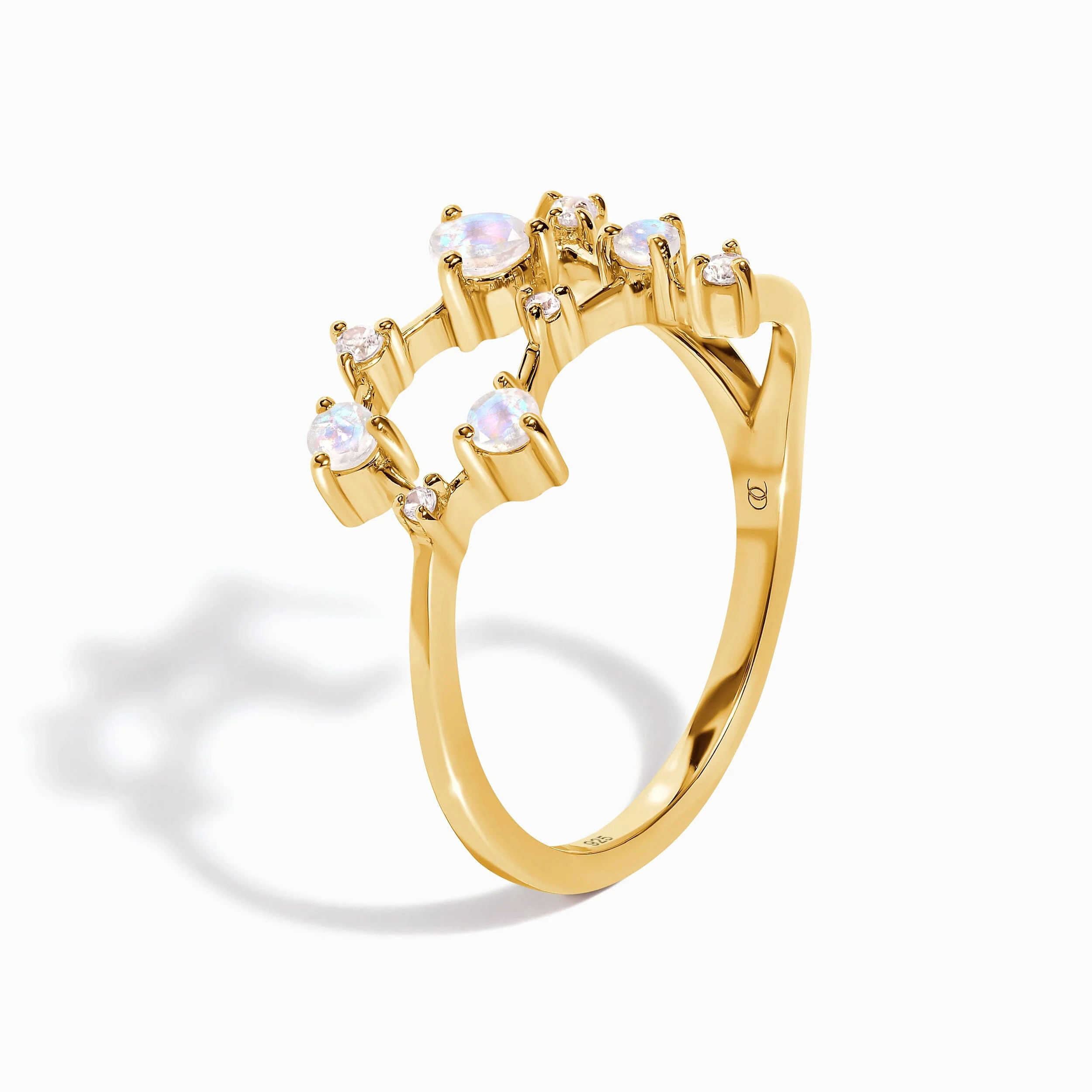 Moonstone Ring - Gemini Zodiac Constellation - Image 20