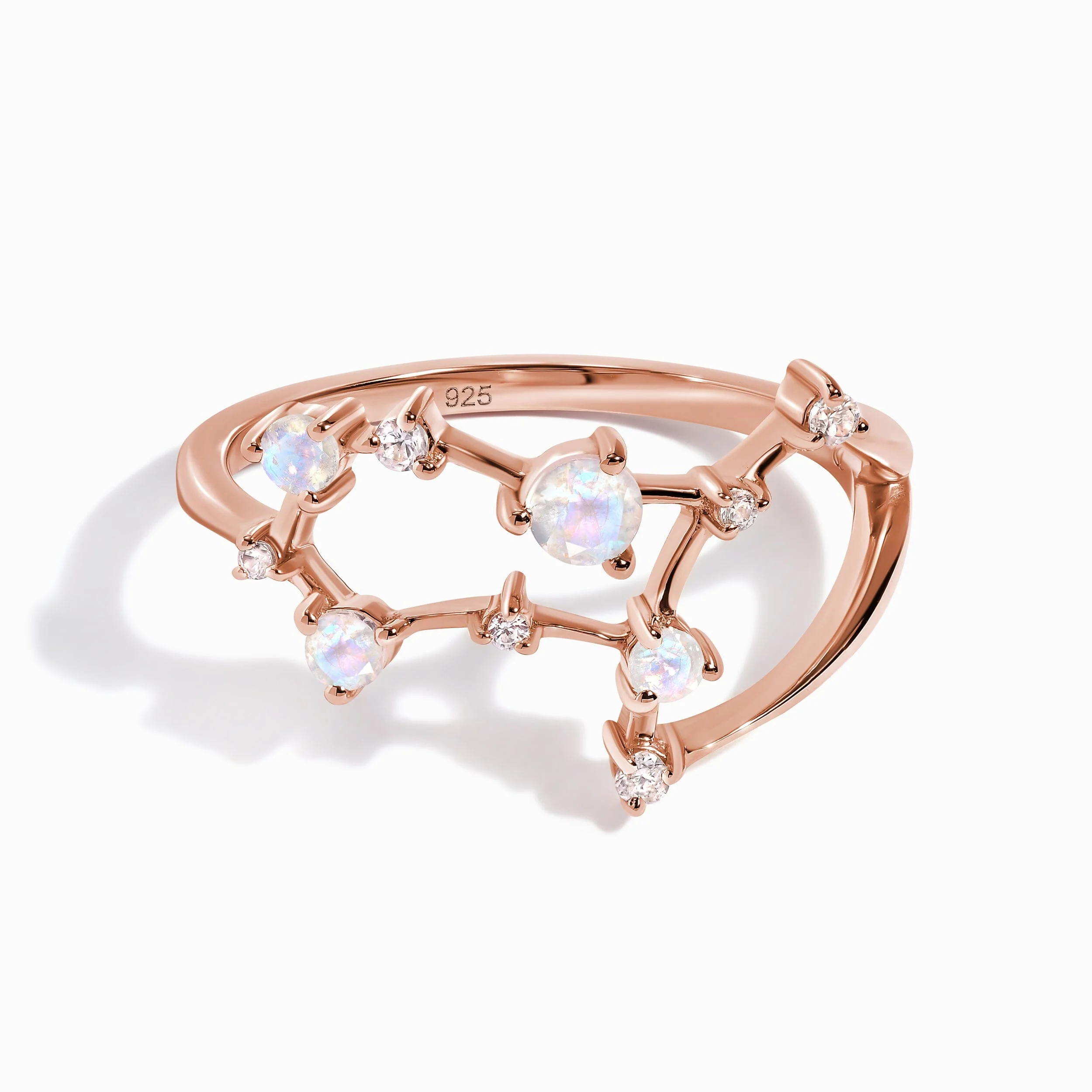Moonstone Ring - Gemini Zodiac Constellation - Image 4