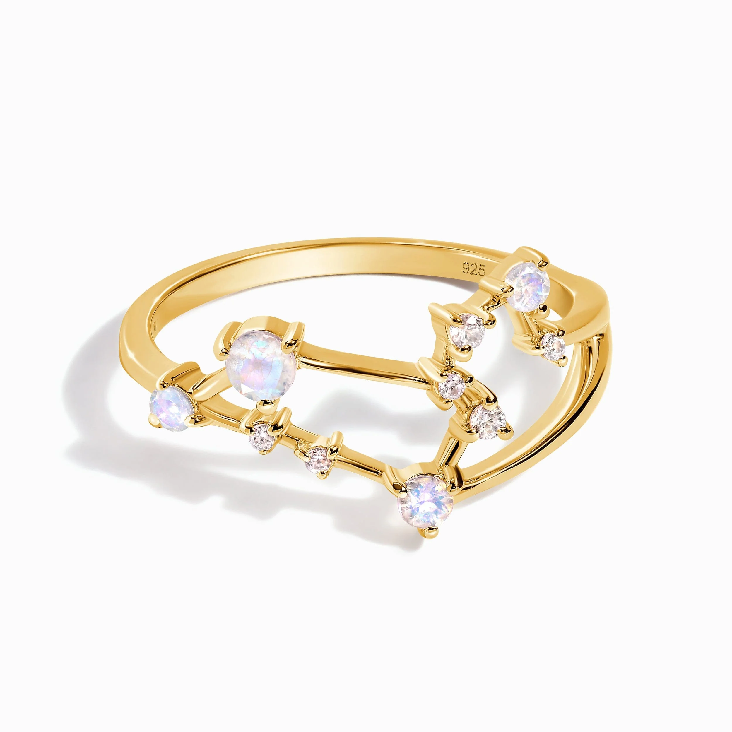 Moonstone Ring - Leo Zodiac Constellation - Image 7