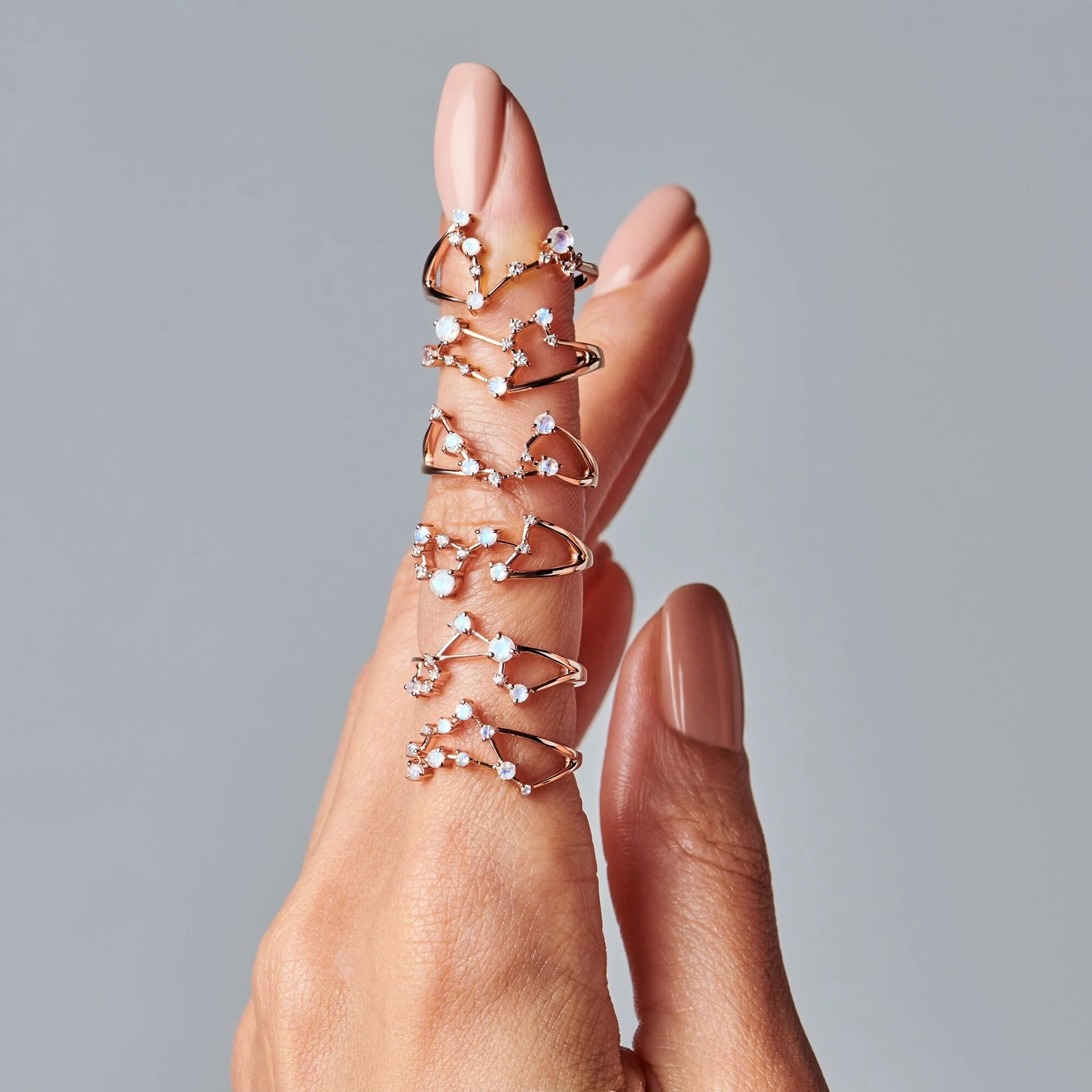 Moonstone Ring - Libra Zodiac Constellation - Image 11