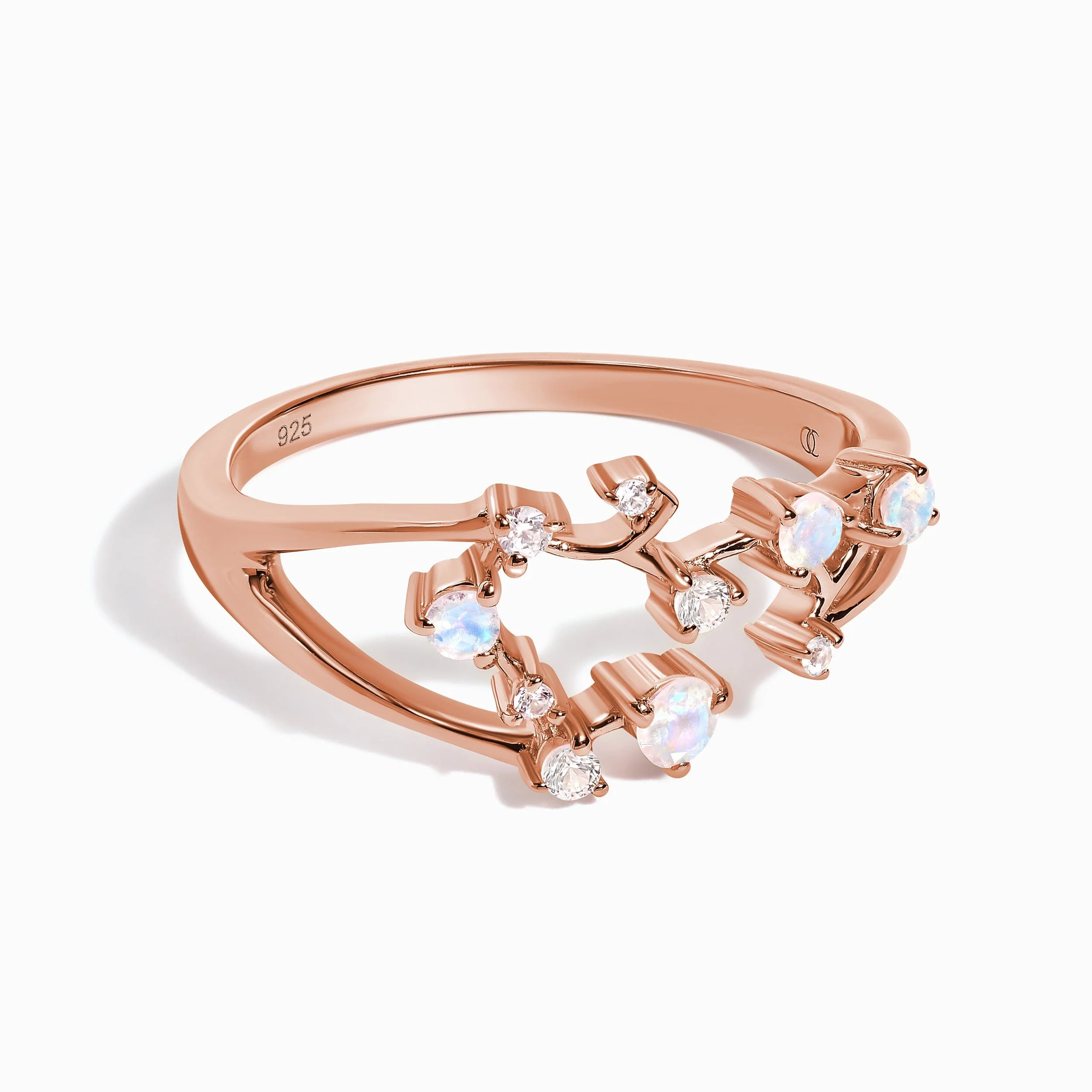 Moonstone Ring - Sagittarius Zodiac Constellation - Image 3