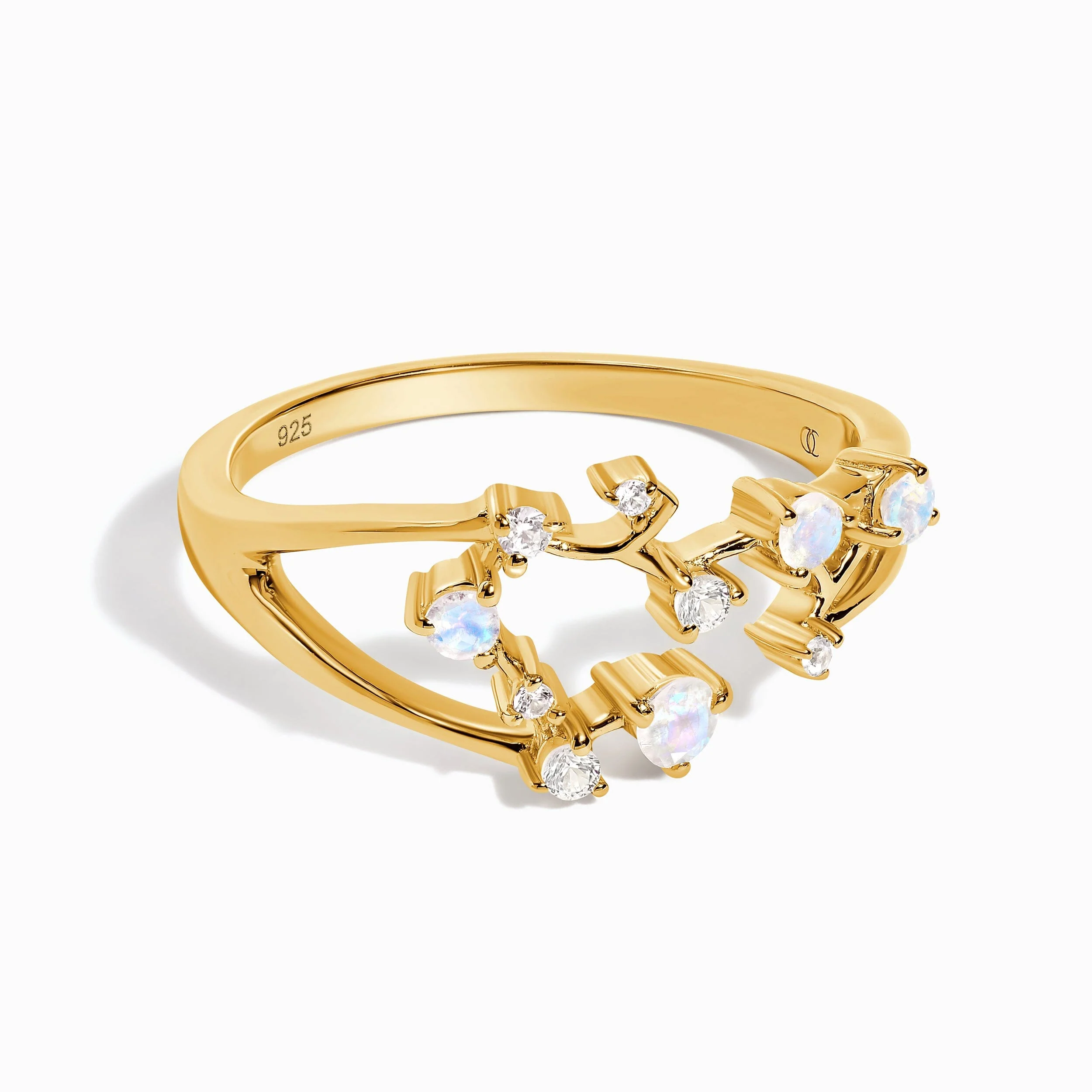 Moonstone Ring - Sagittarius Zodiac Constellation - Image 5
