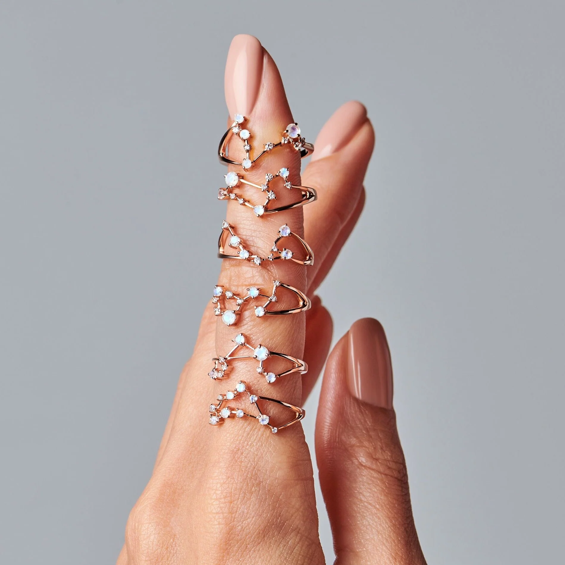 Moonstone Ring - Scorpio Zodiac Constellation - Image 19