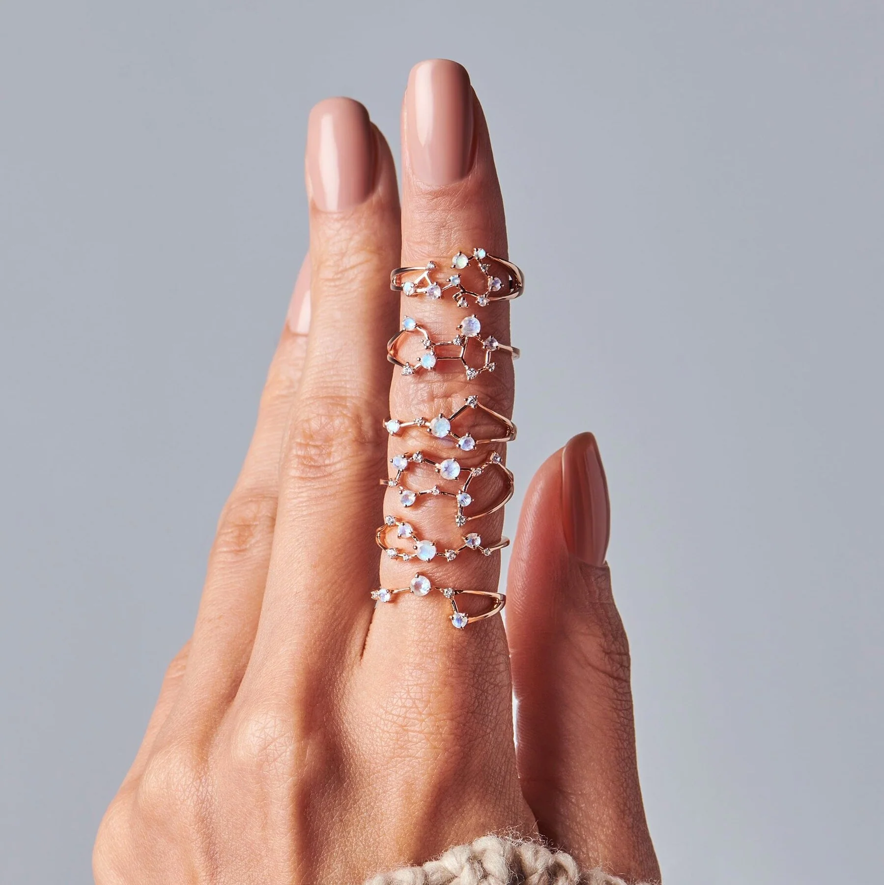 Moonstone Ring - Taurus Zodiac Constellation - Image 11