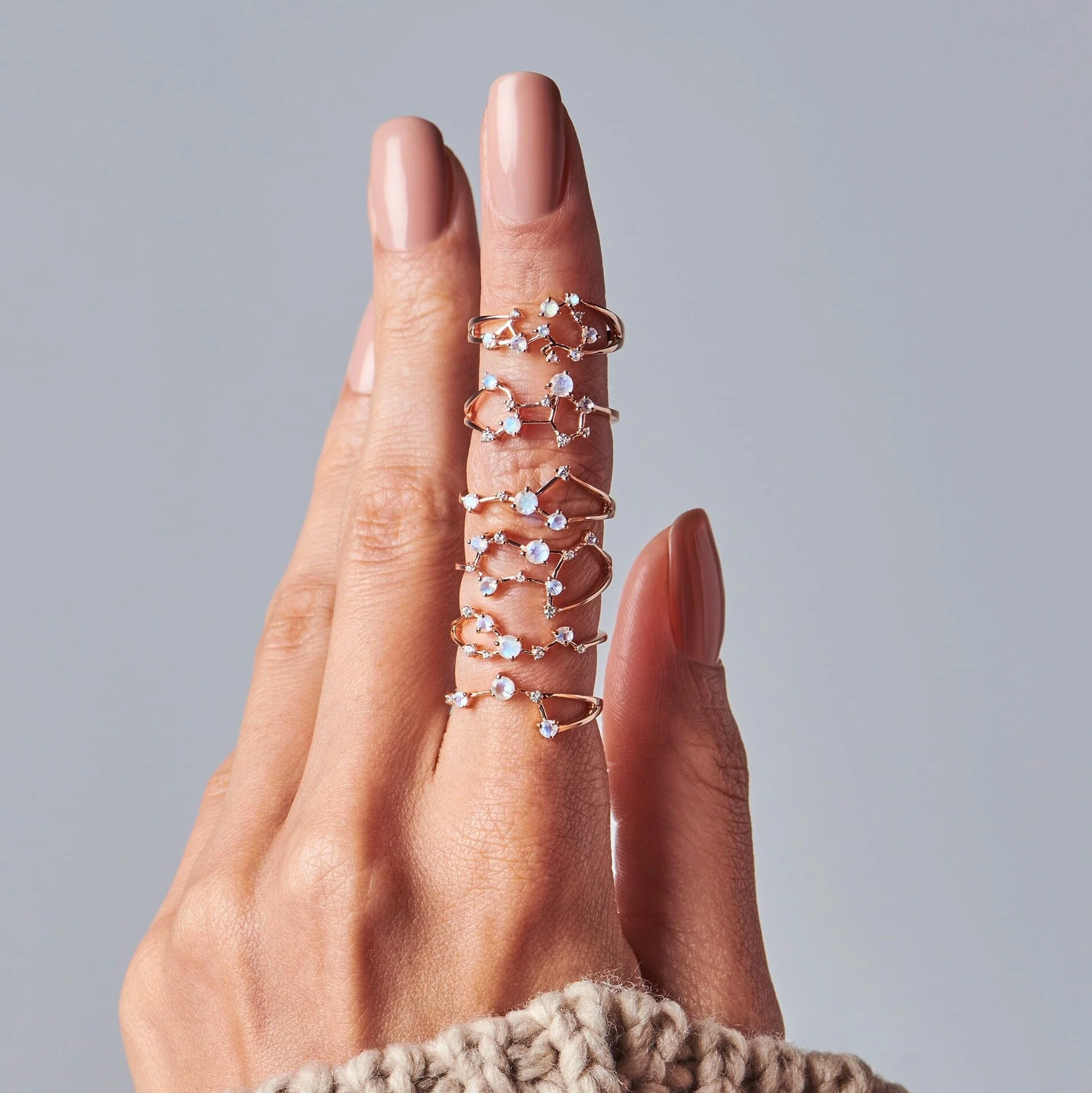 Moonstone Ring - Taurus Zodiac Constellation - Image 15