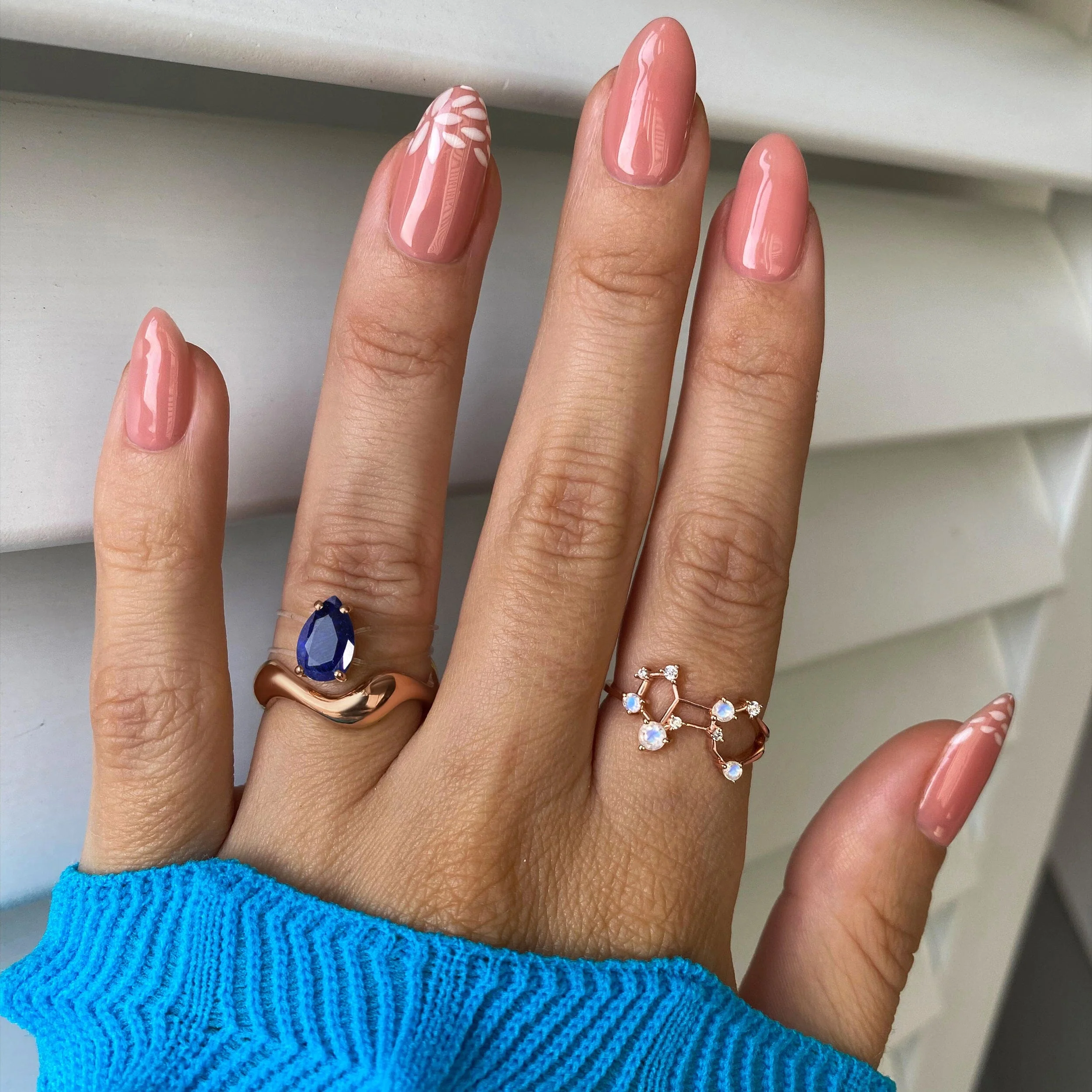 Moonstone Ring - Virgo Zodiac Constellation - Image 6