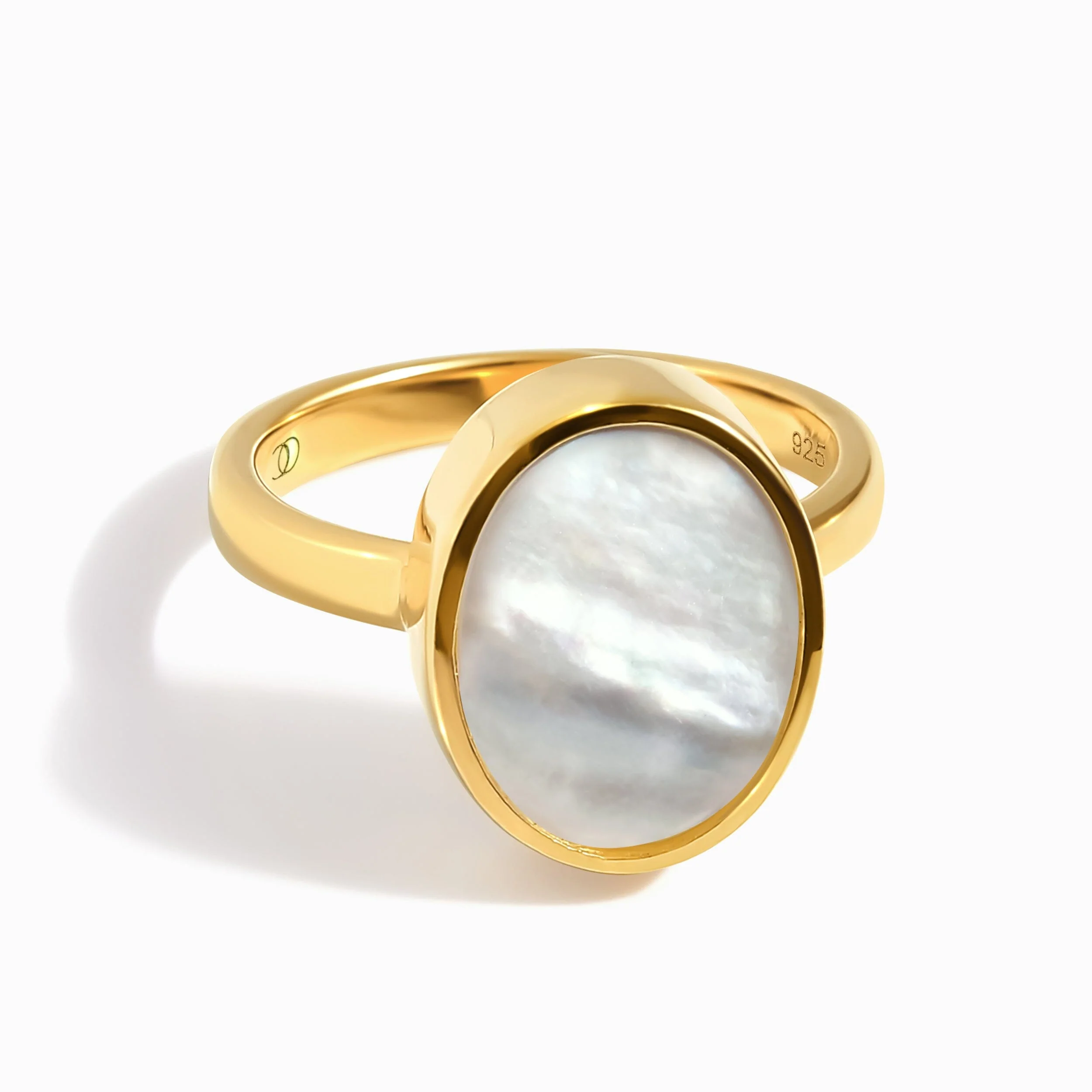 Mother of Pearl Ring - Enfolded - Image 5