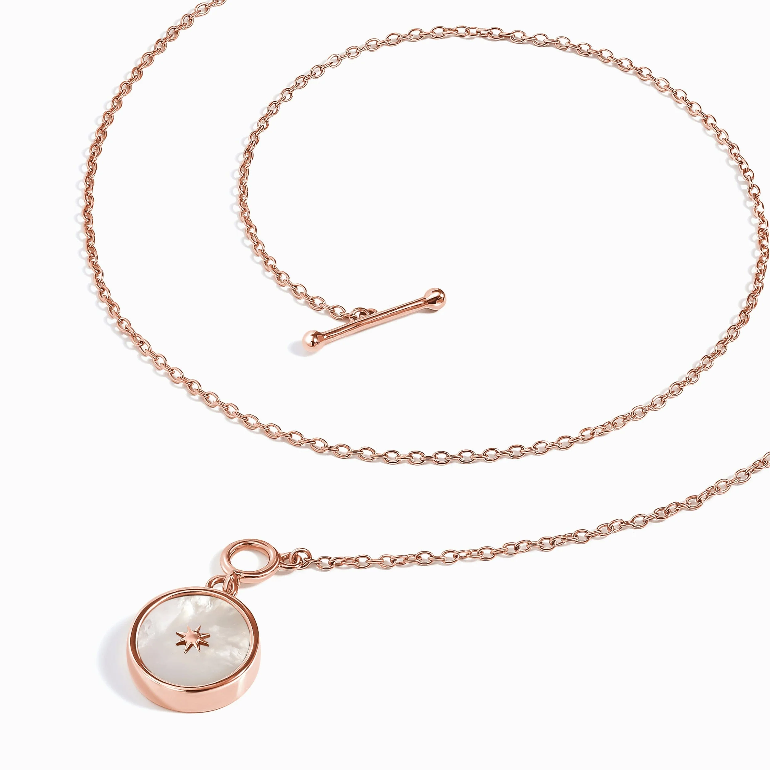 Mother Of Pearl T-Lock Necklace - Sol - Image 14