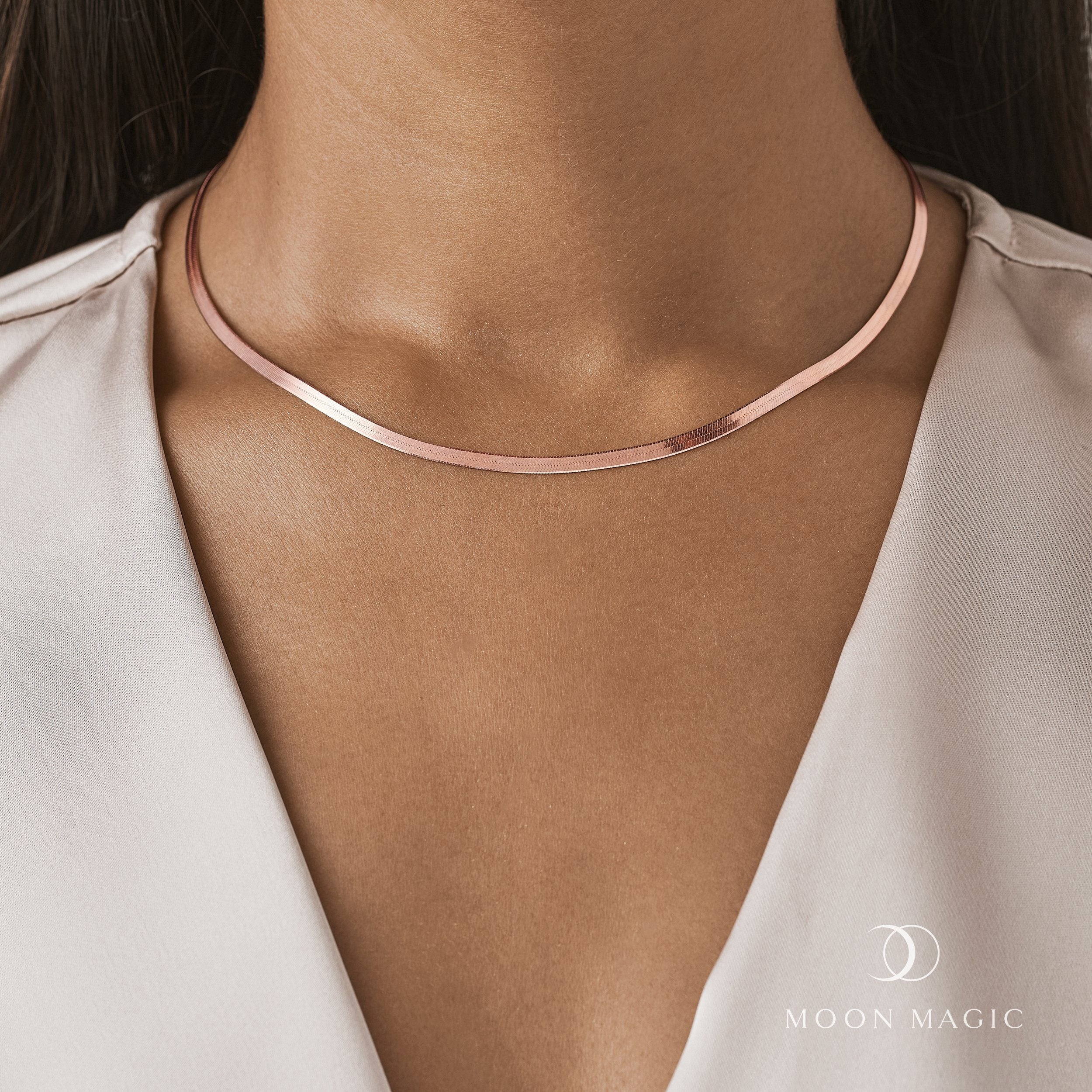 Necklace - Herringbone Chain - Image 8