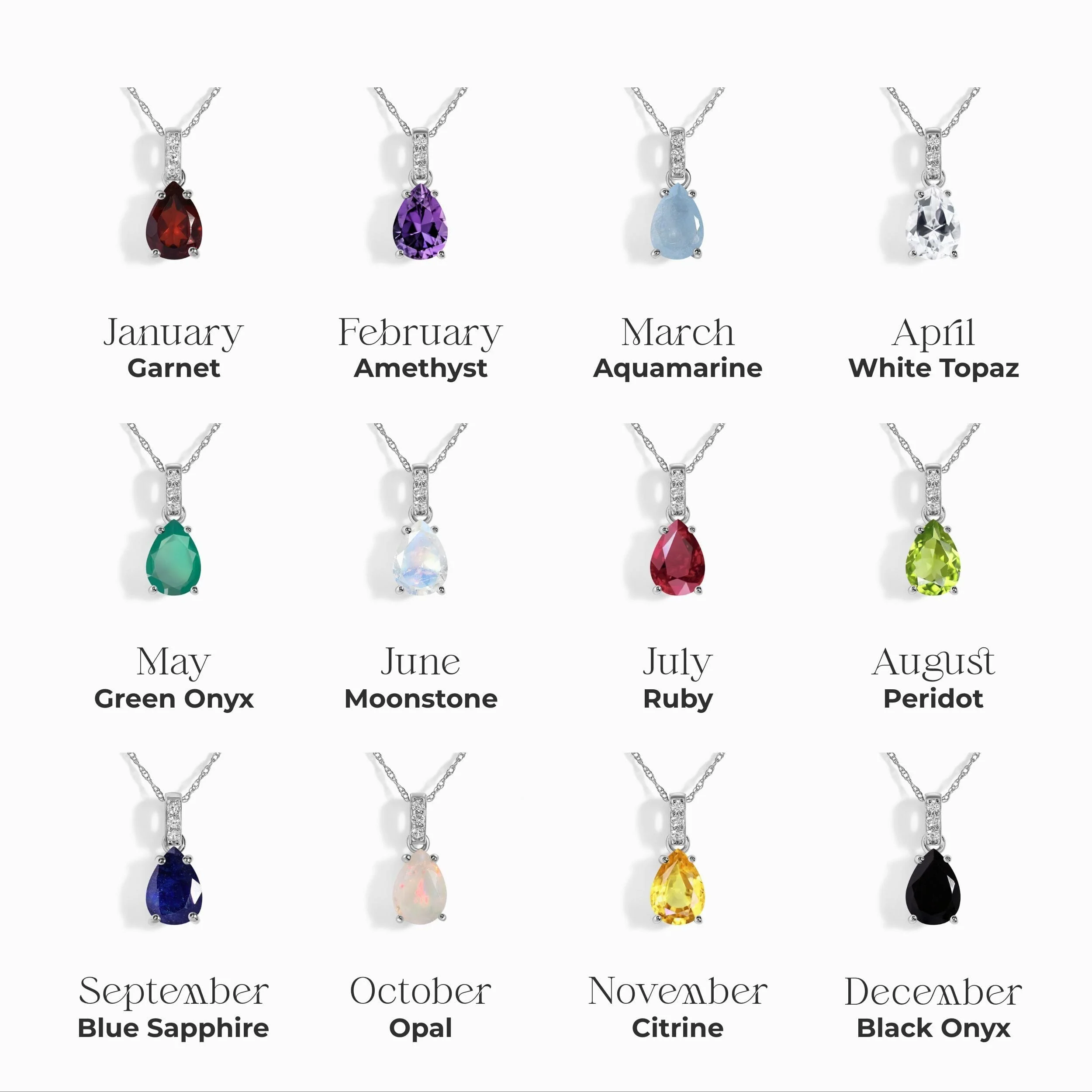 Opal Diamond Necklace Sway - October Birthstone - Image 12