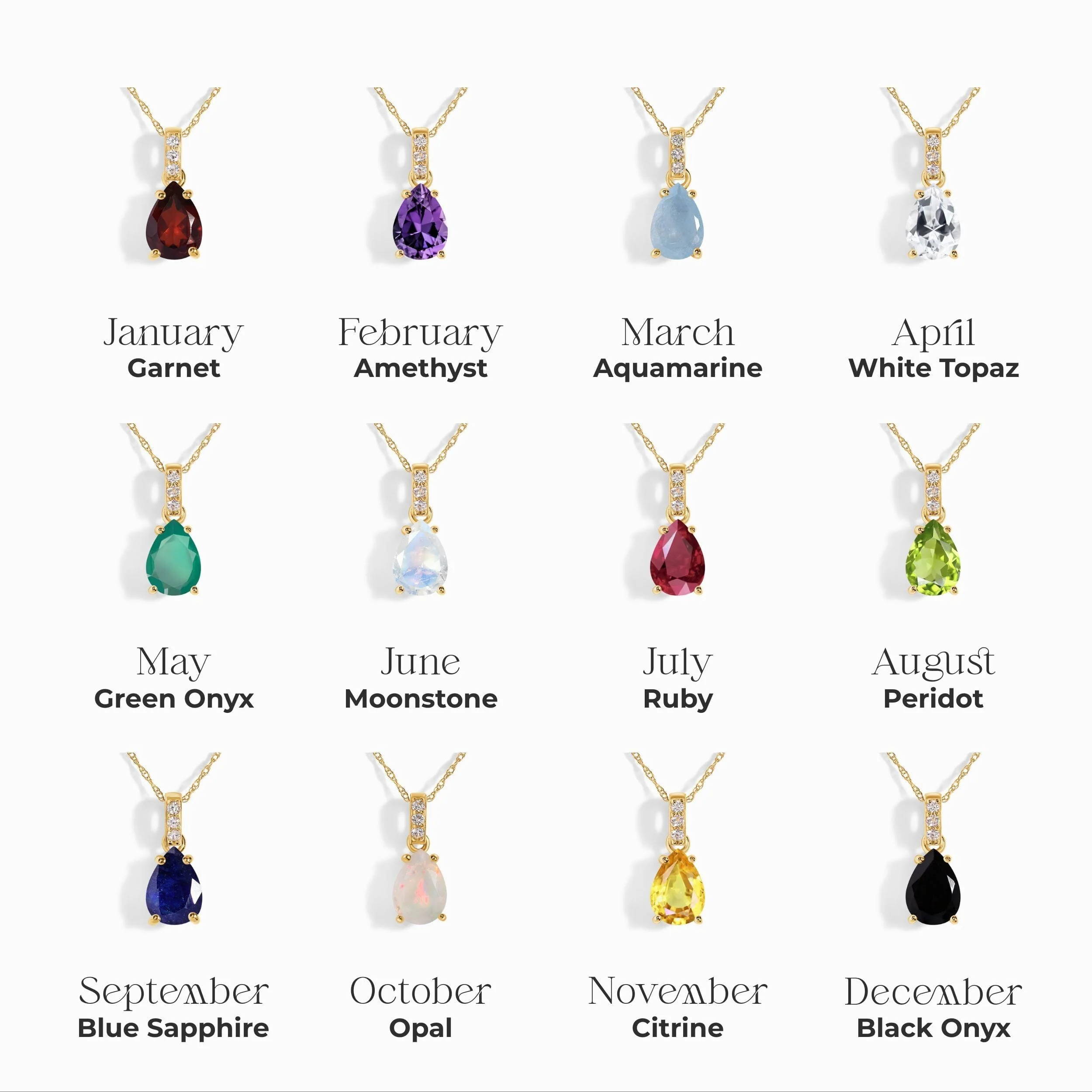 Opal Diamond Necklace Sway - October Birthstone - Image 18