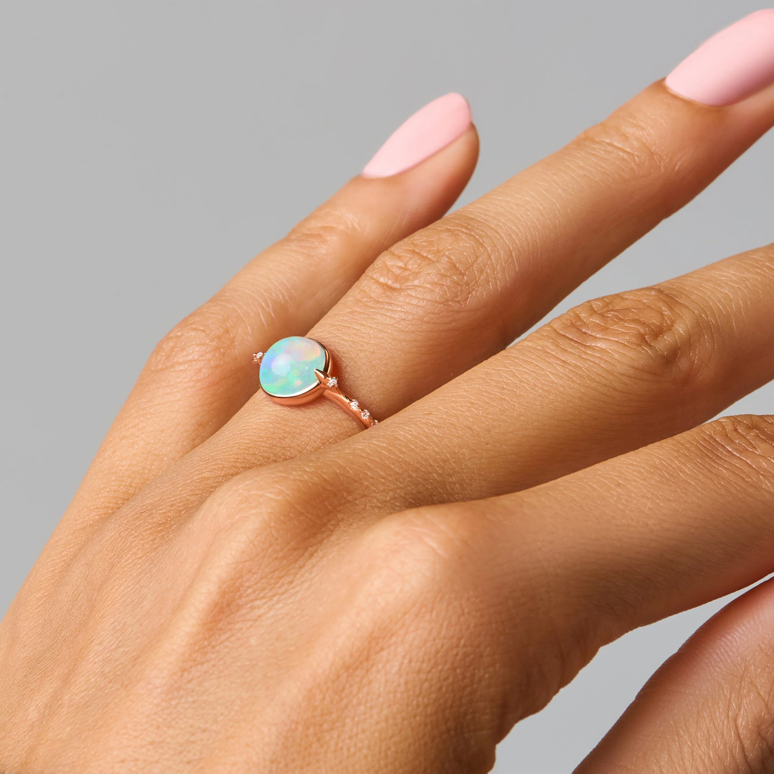 Opal Energy Ring - Positivity Engraved - Image 13