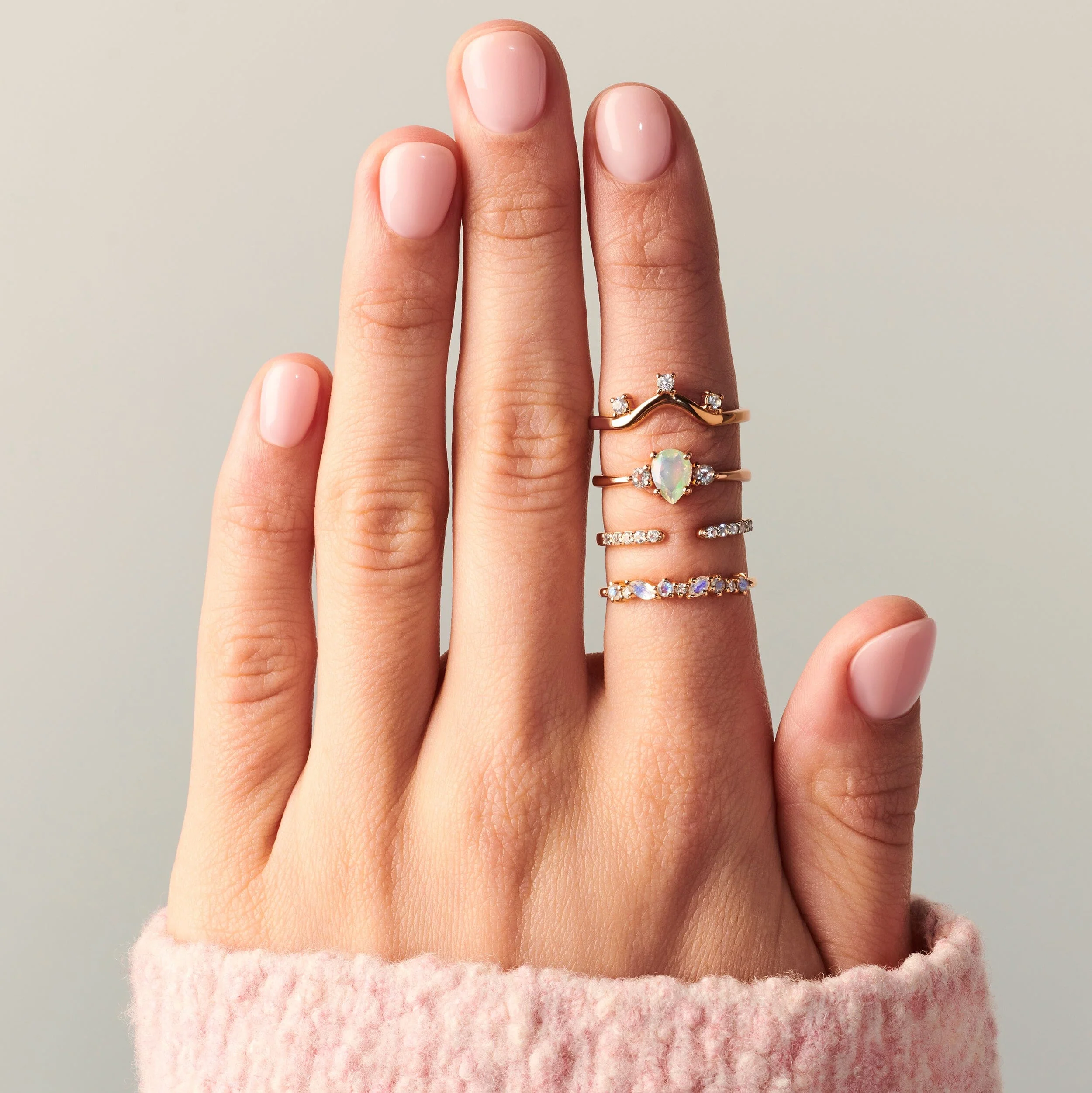 Opal Lania Ring & Twinkling Band - Image 10