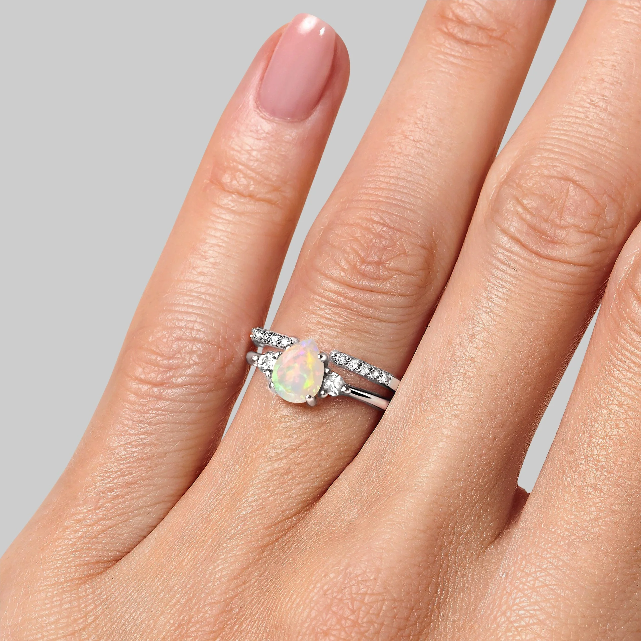 Opal Lania Ring & Twinkling Band - Image 4
