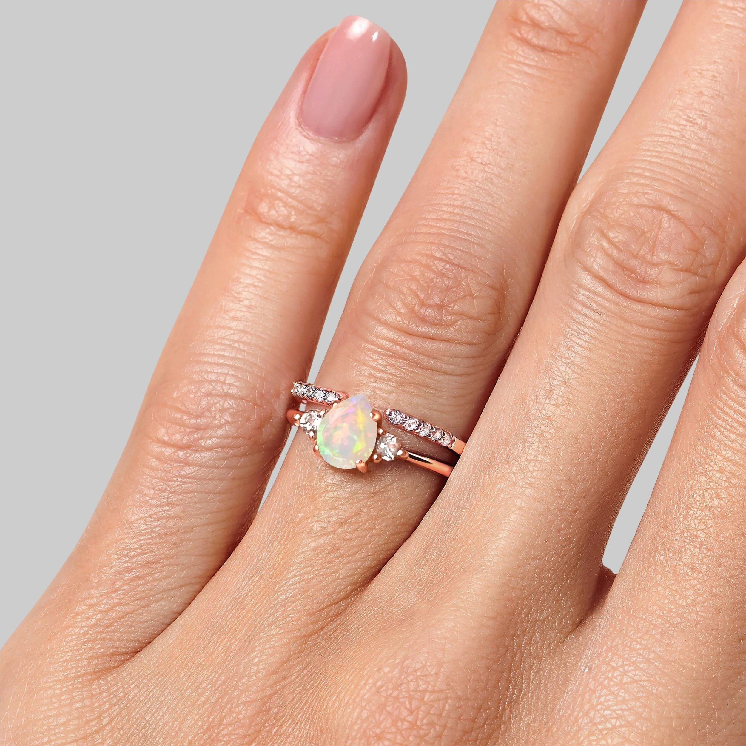 Opal Lania Ring & Twinkling Band - Image 5