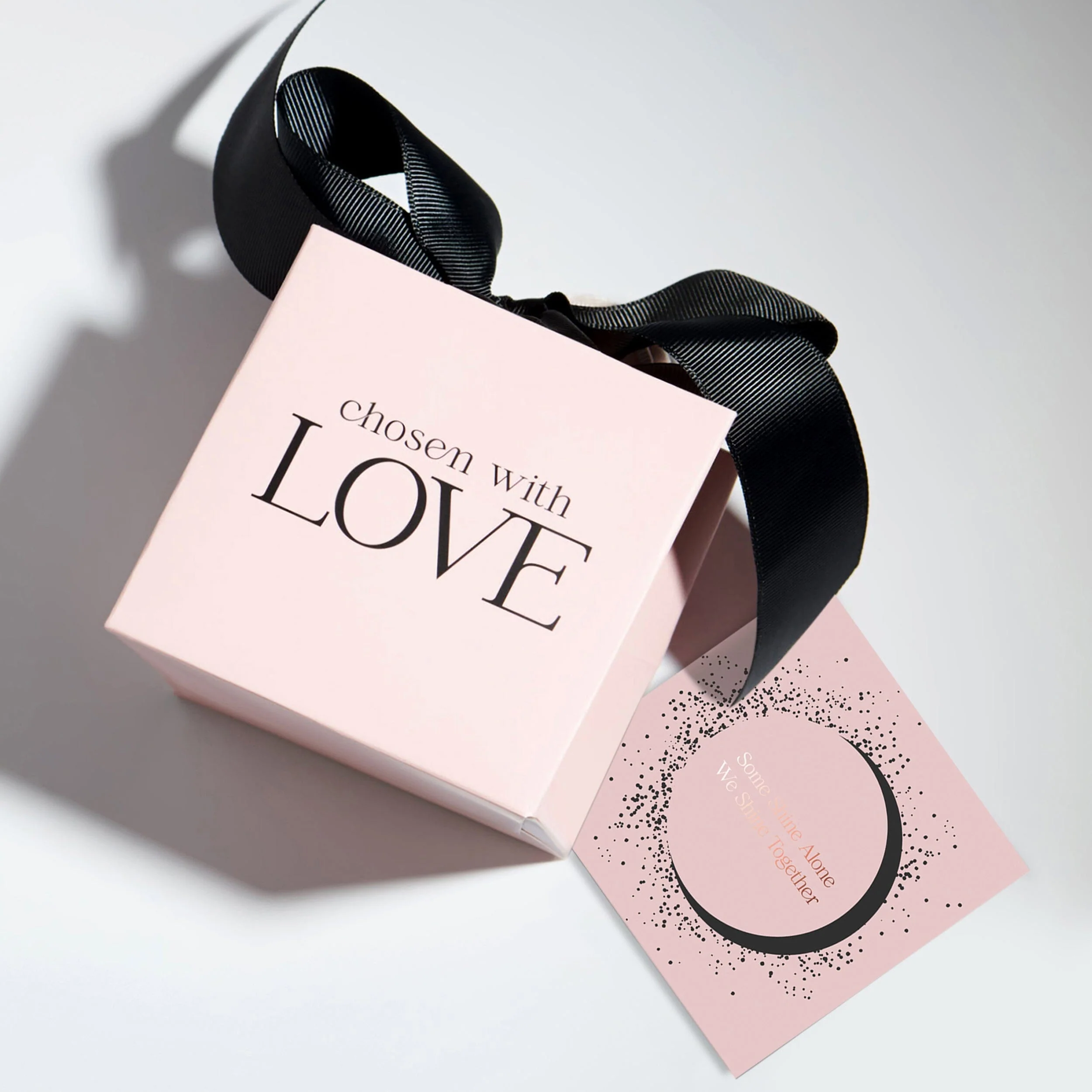 Pink Gift Bag & Black Gift Card Set - Large - Image 2
