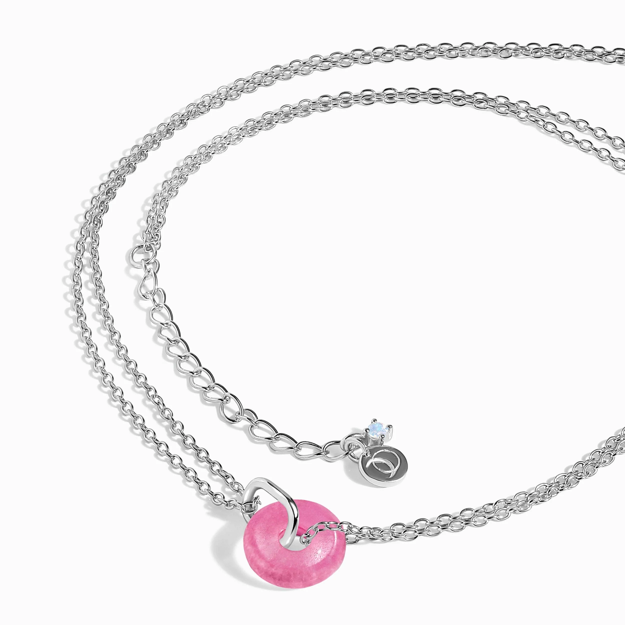 Pink Quartz Necklace - Ora - Image 9