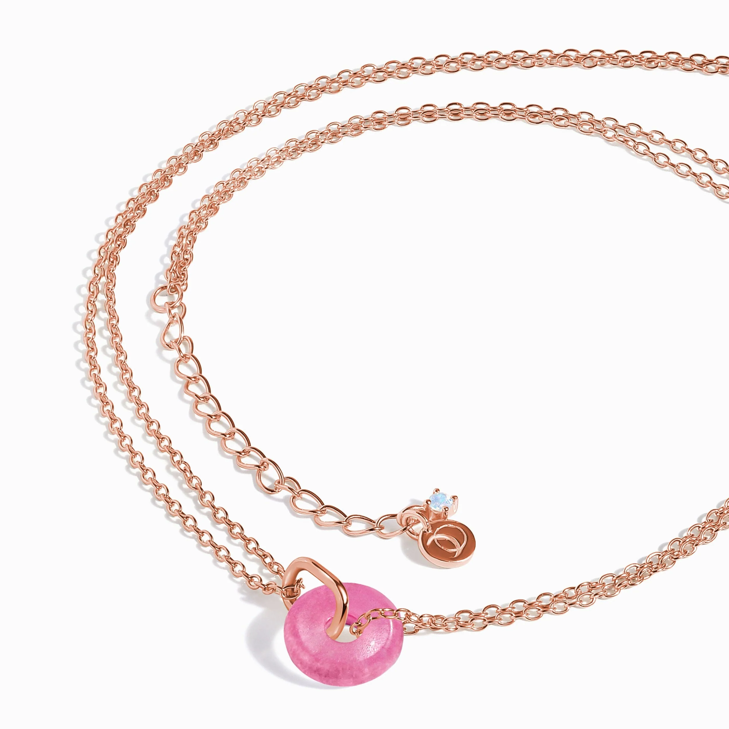 Pink Quartz Necklace - Ora - Image 11