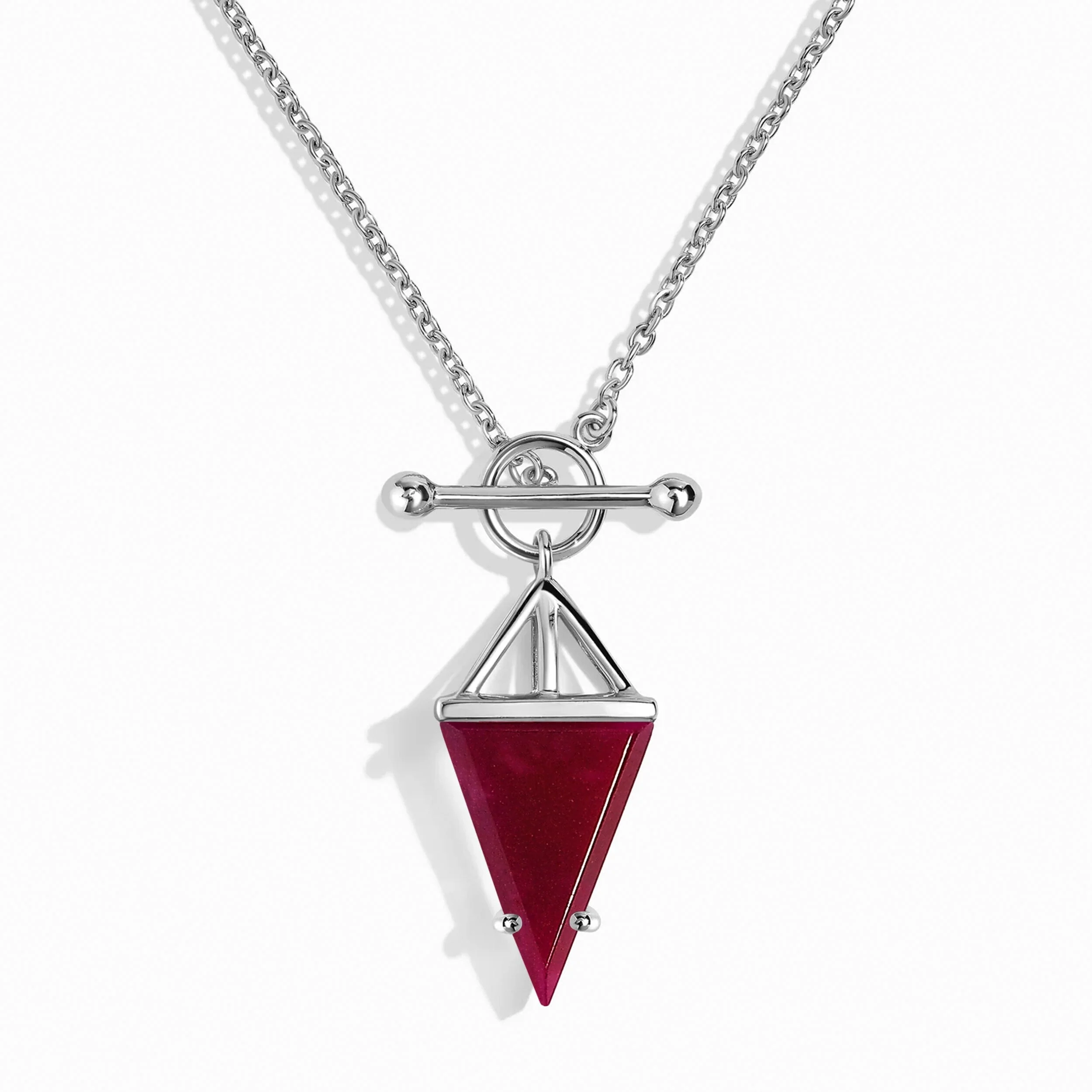 Pink Quartz Necklace - Heroine T-Lock