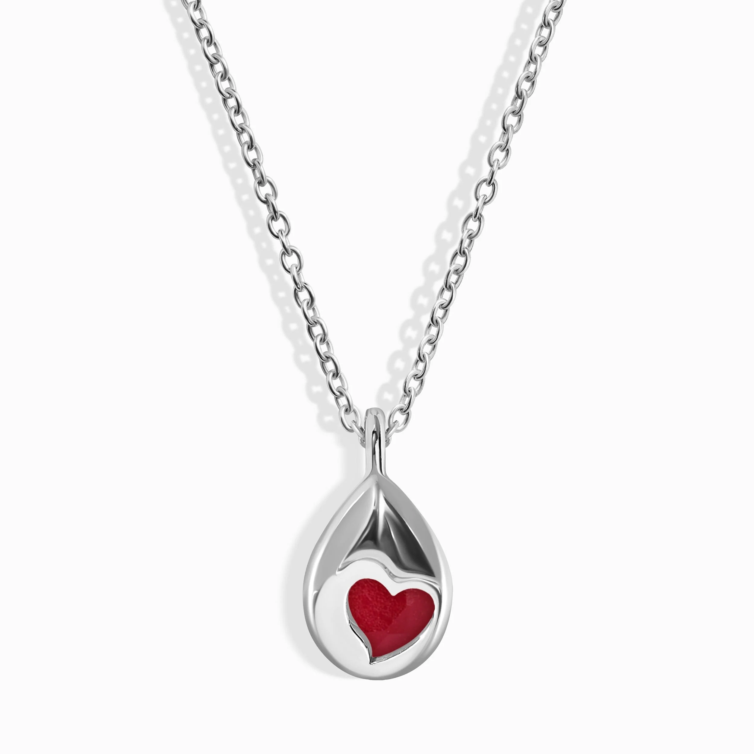 Pink Quartz Necklace - Hidden Heart - Image 13