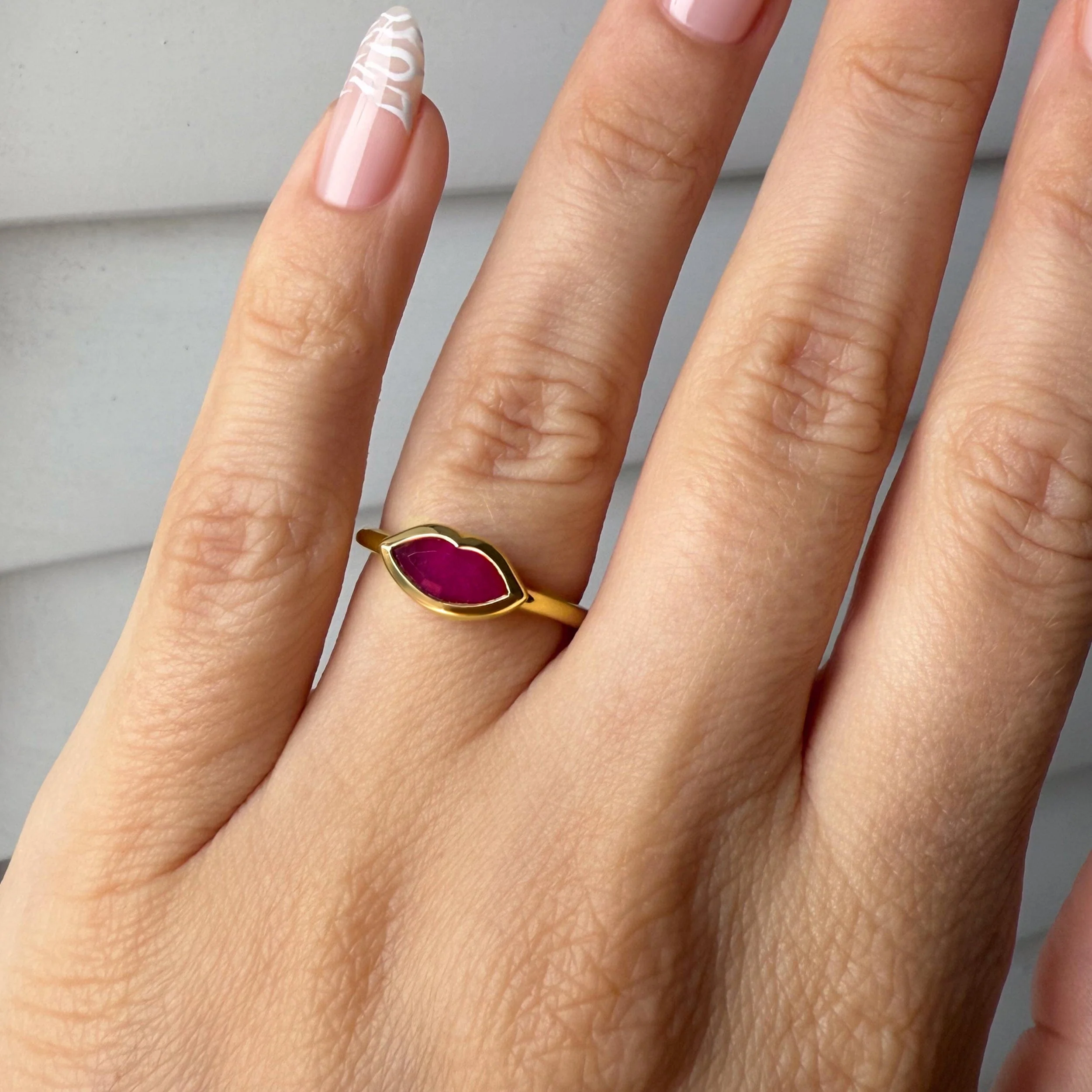 Pink Quartz Ring - Lavish Lips - Image 6