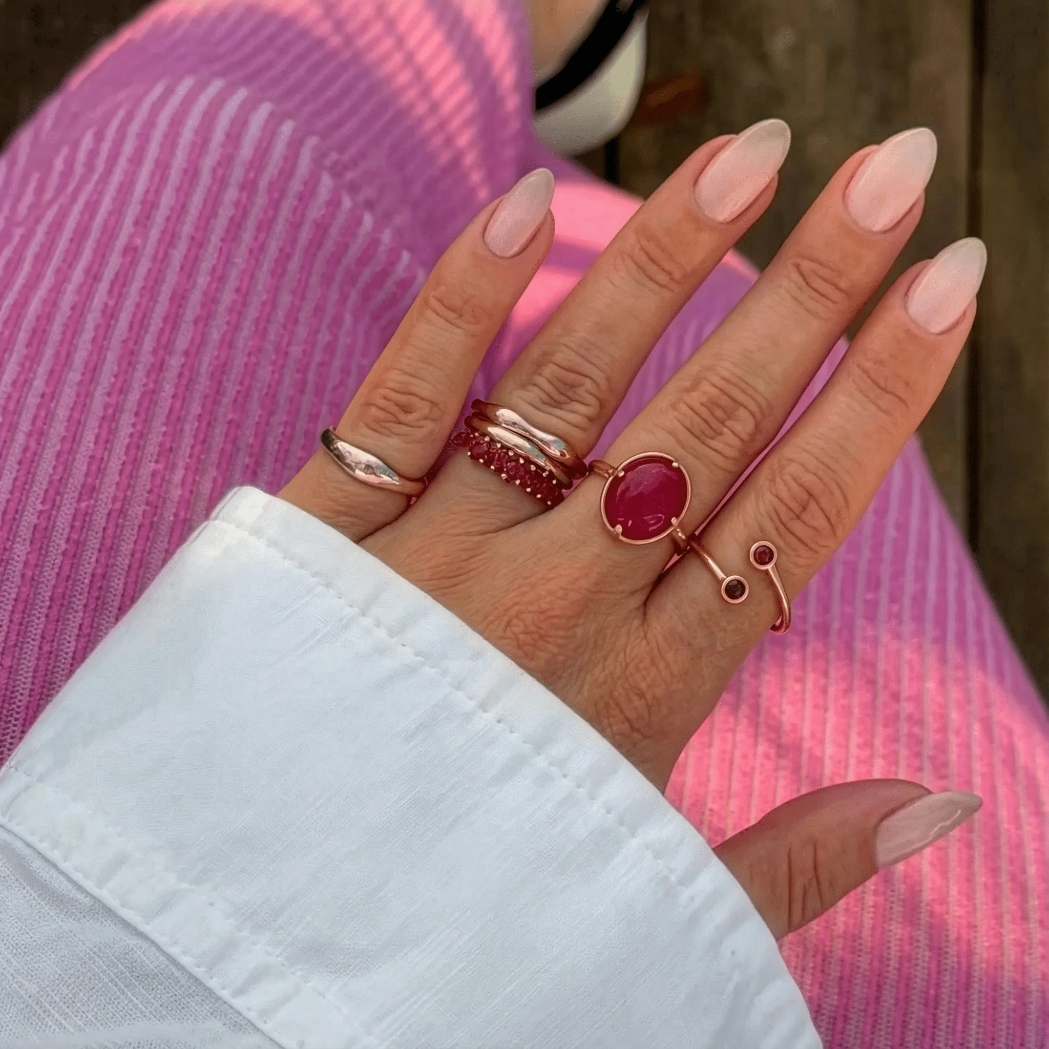 Pinky Ring - Signet Onde - Image 16