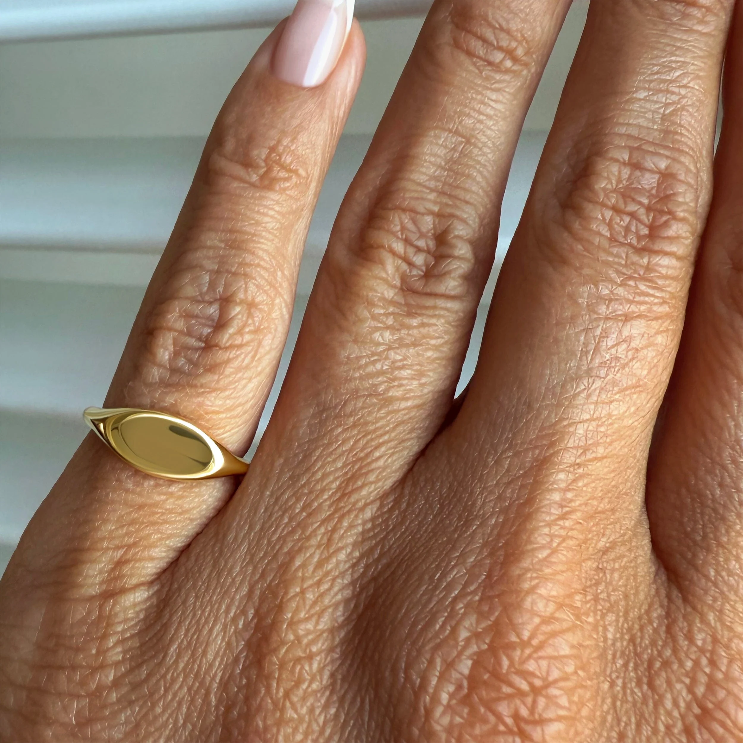 Pinky Ring - Signet Plain - Image 6