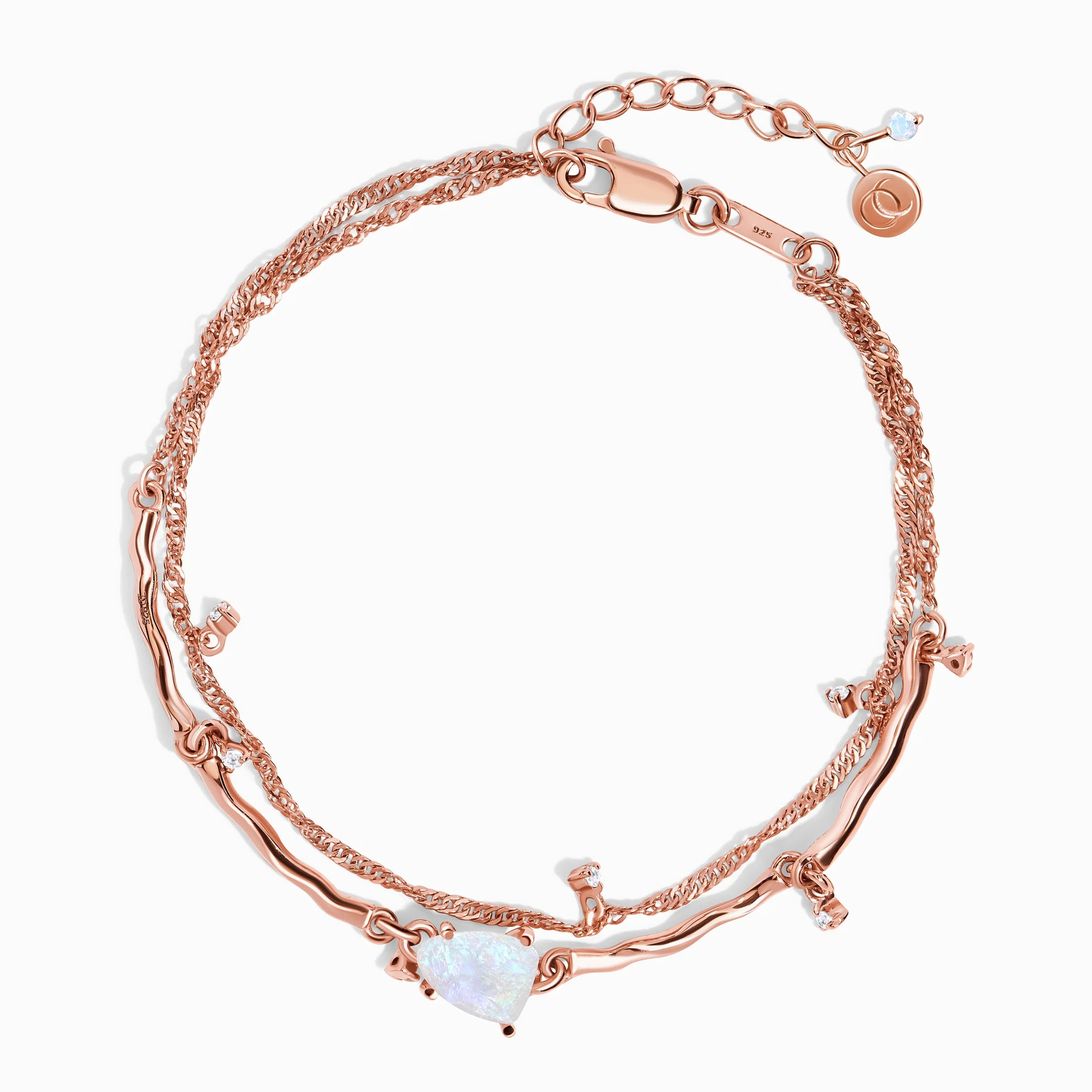 Raw Crystal Bracelet - Flow - Image 3