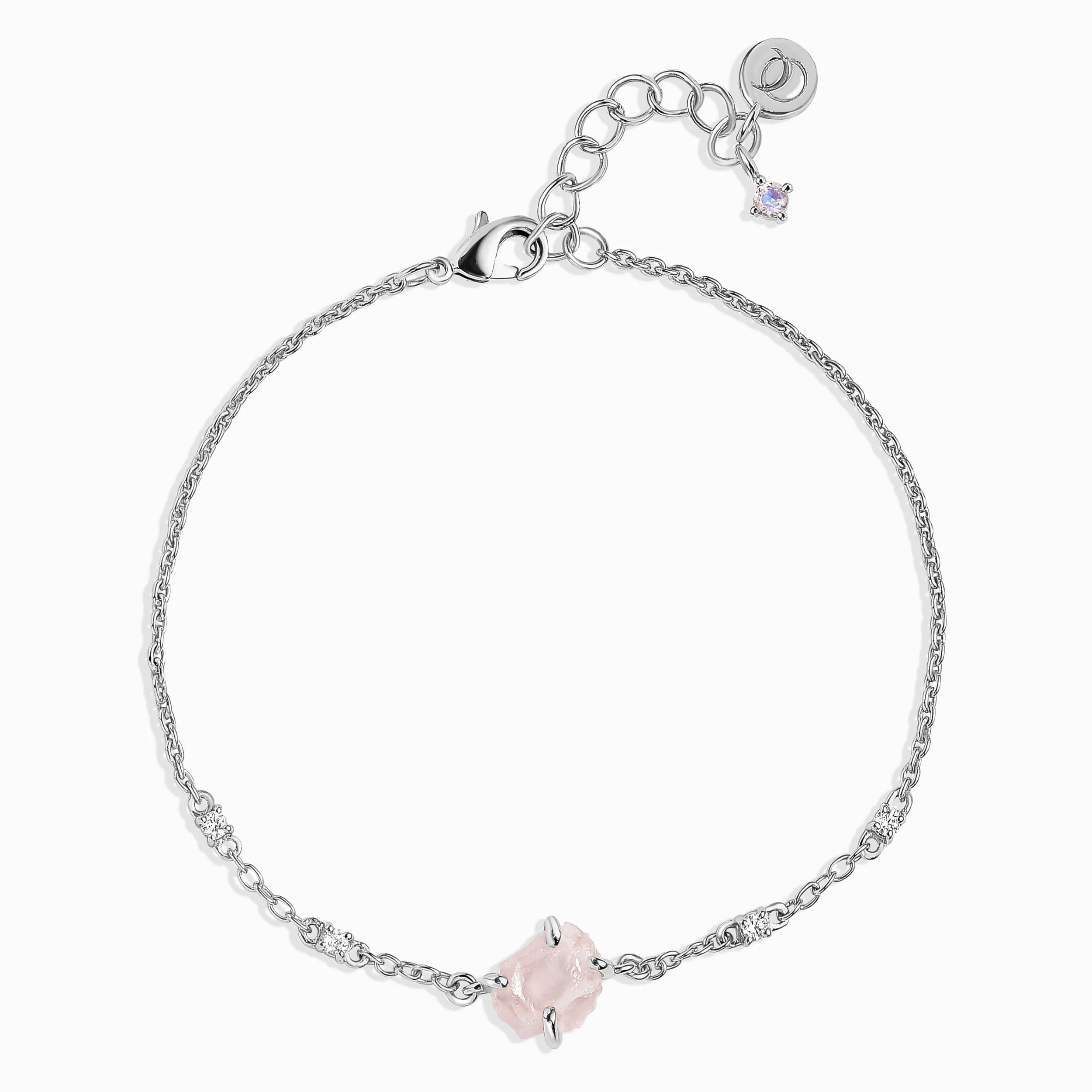 Raw Crystal Bracelet - Rose Quartz 'Self Love'