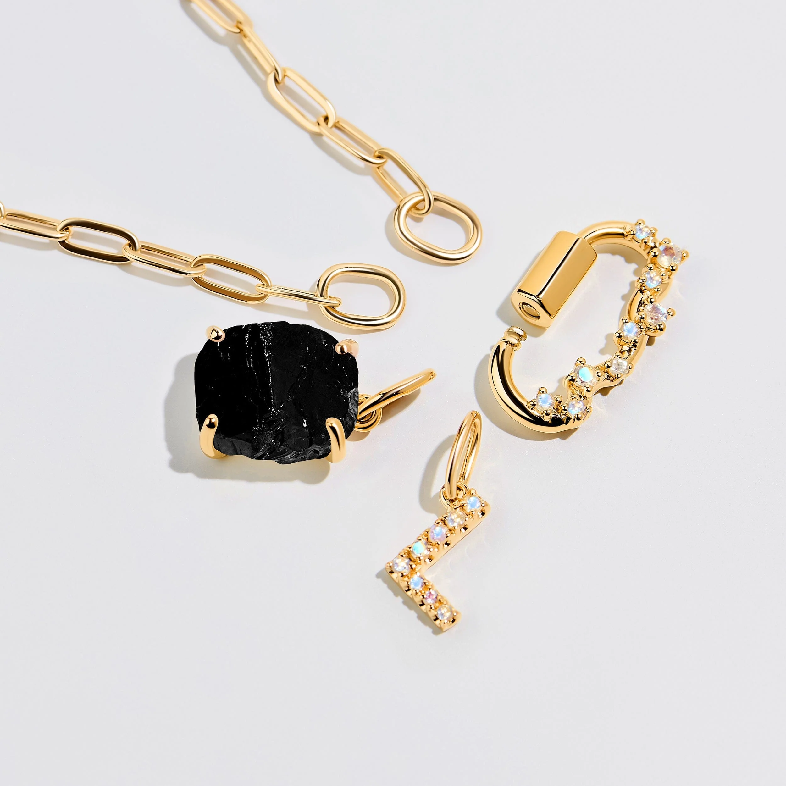 Raw Crystal Charm - Black Obsidian - Image 8