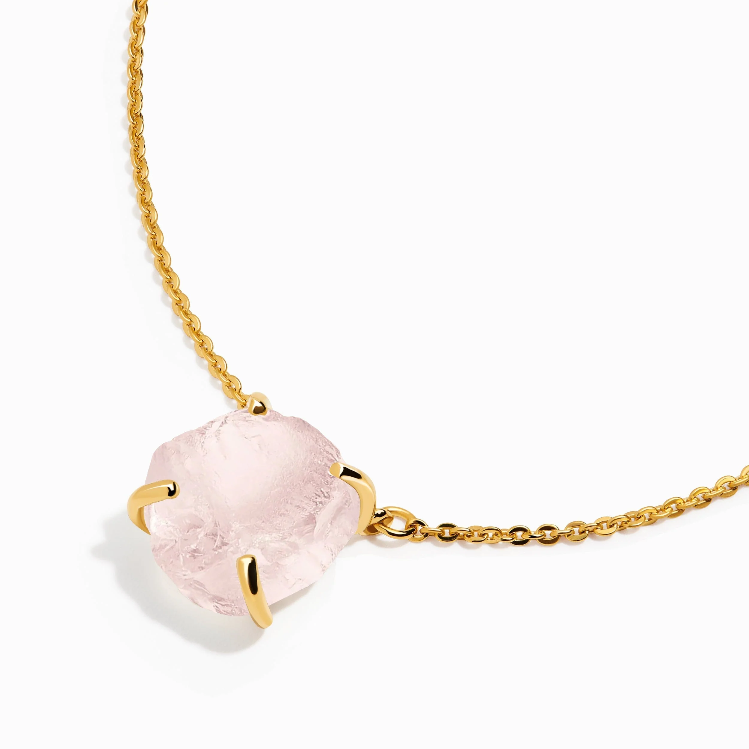 Raw Crystal Necklace - Rose Quartz 'Self-Love' - Image 16