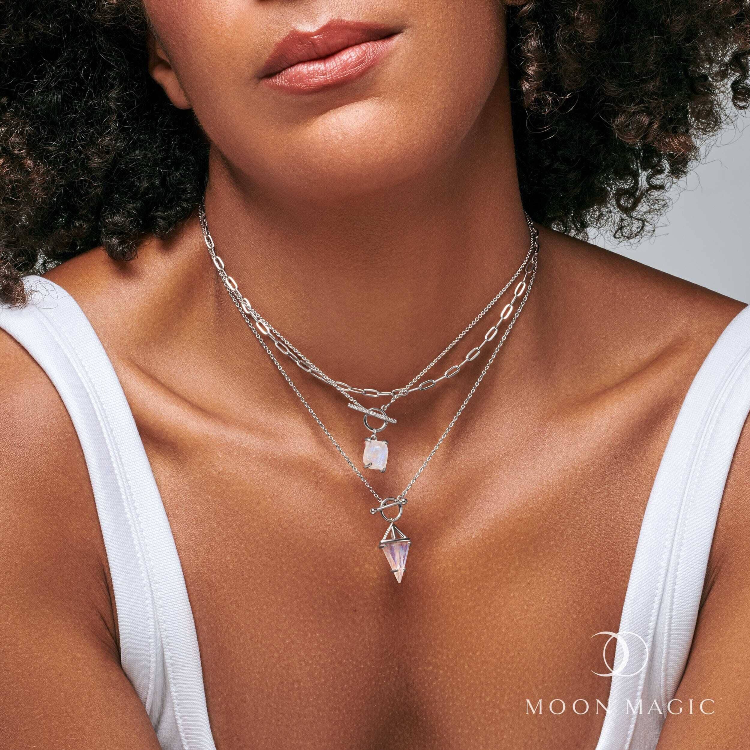 Raw Crystal Necklace - T-Lock - Image 11