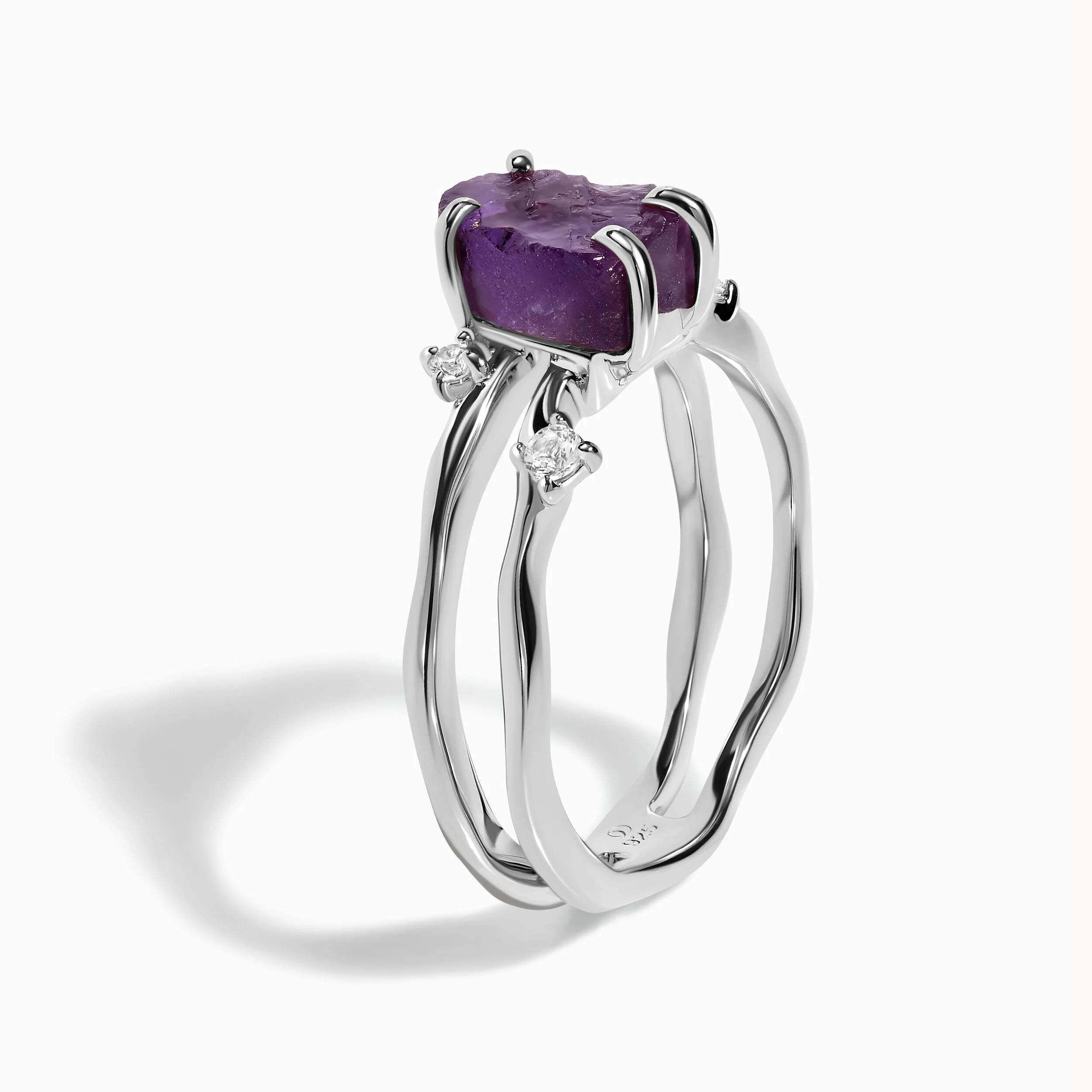 Raw Crystal Ring - Flow Amethyst - Image 19