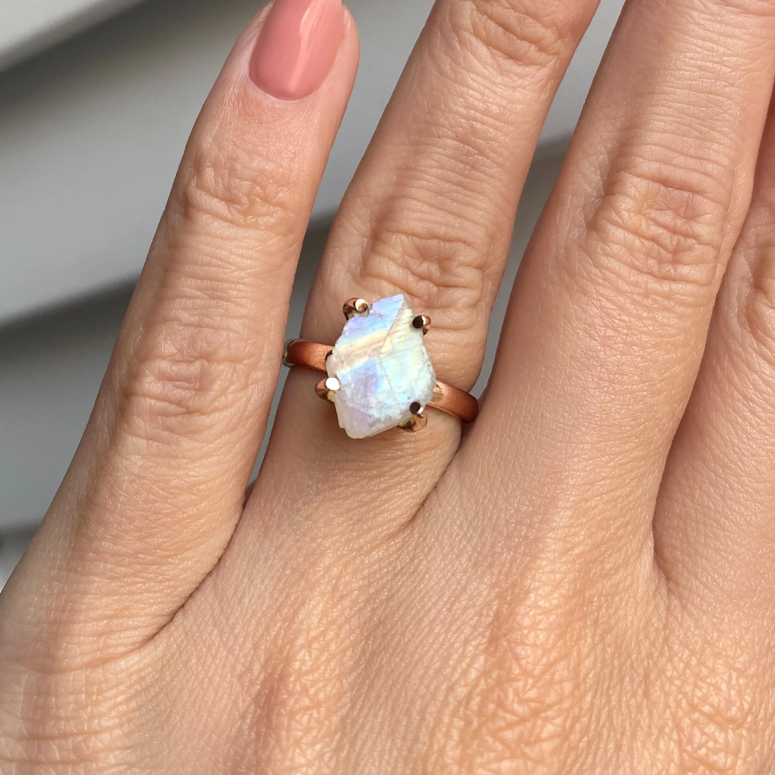 Raw Crystal Ring - Raw Crystal Moonstone - Image 23