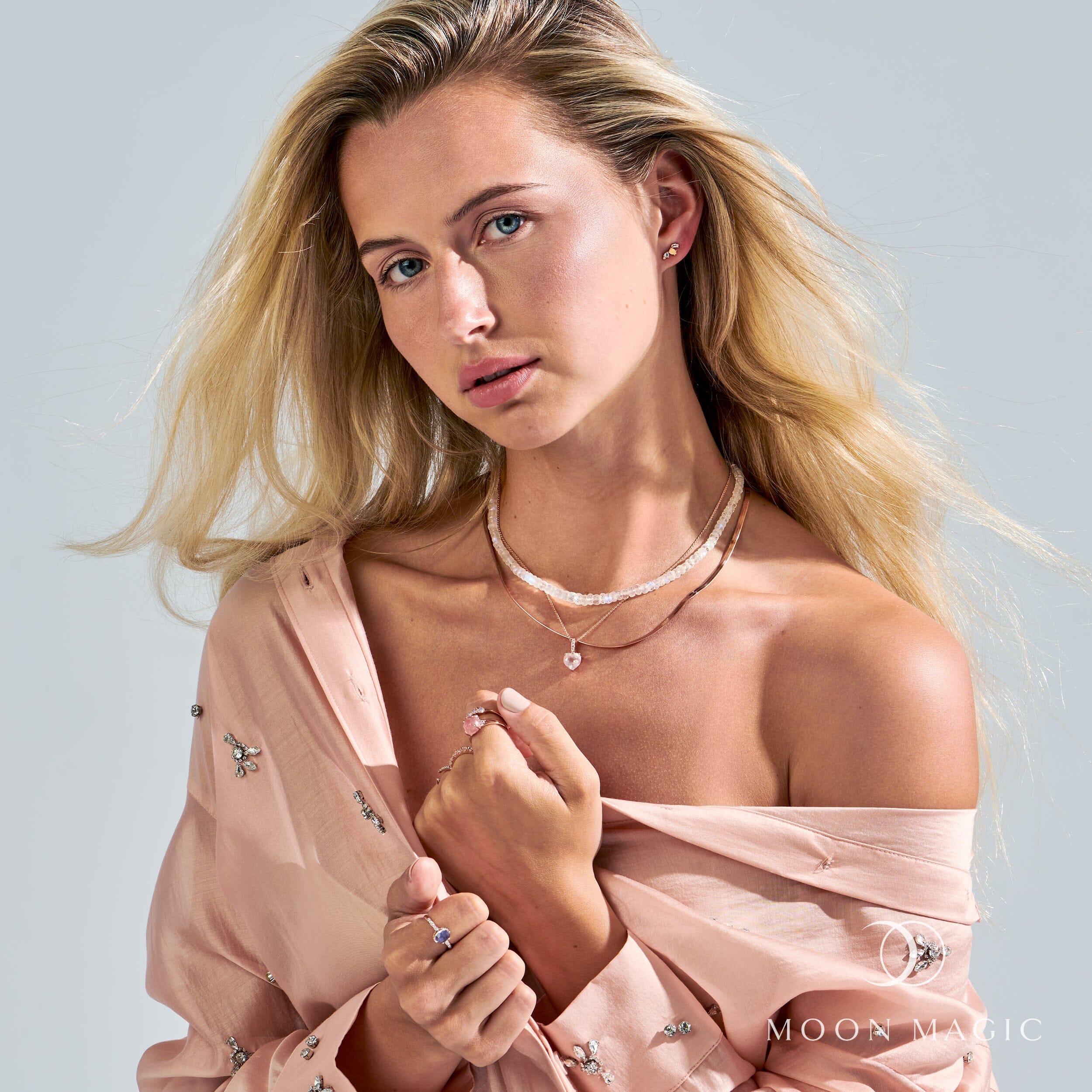 Rose Quartz Necklace - By Your Side - Image 10