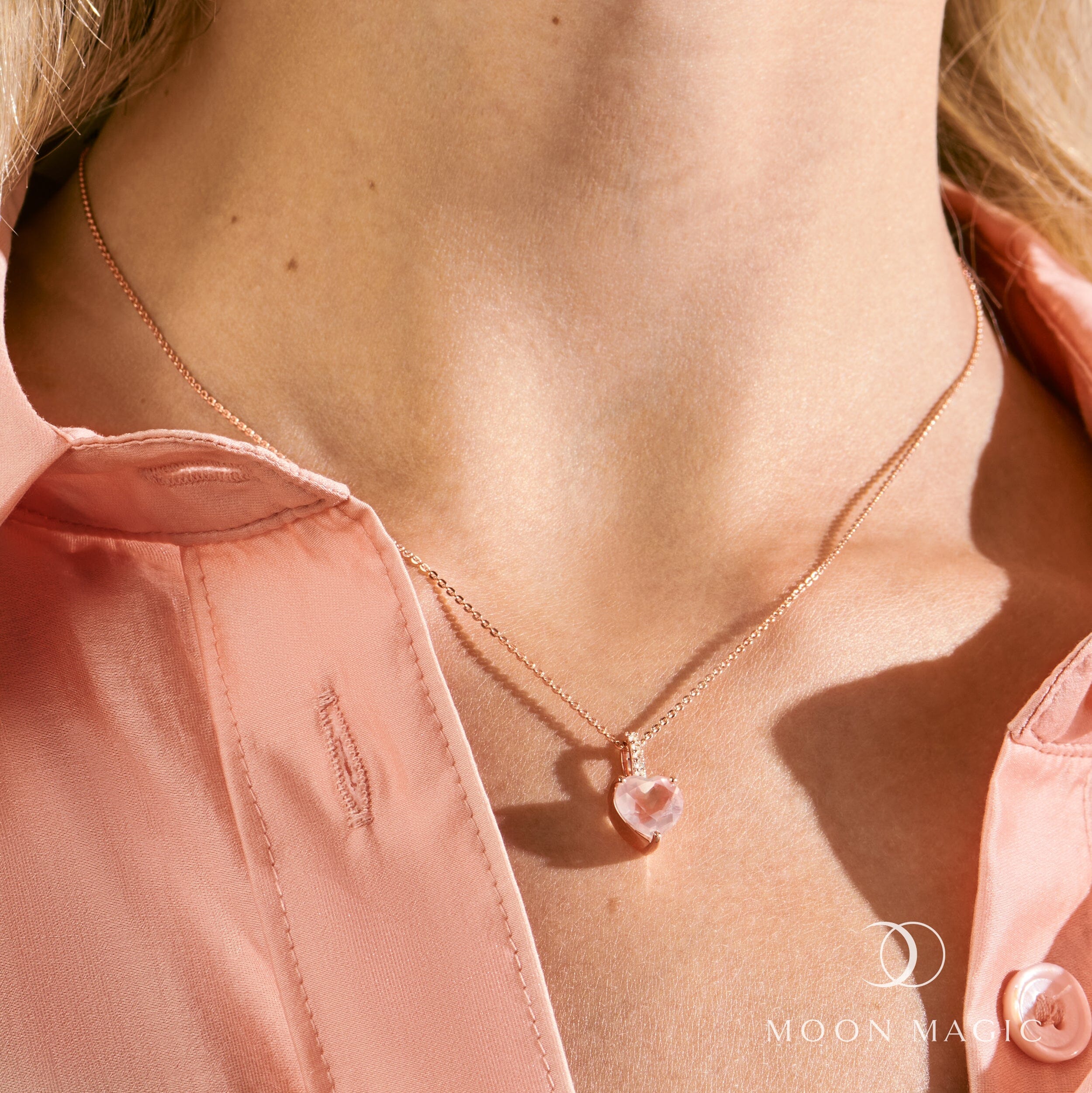 Rose Quartz Necklace - By Your Side - Image 4