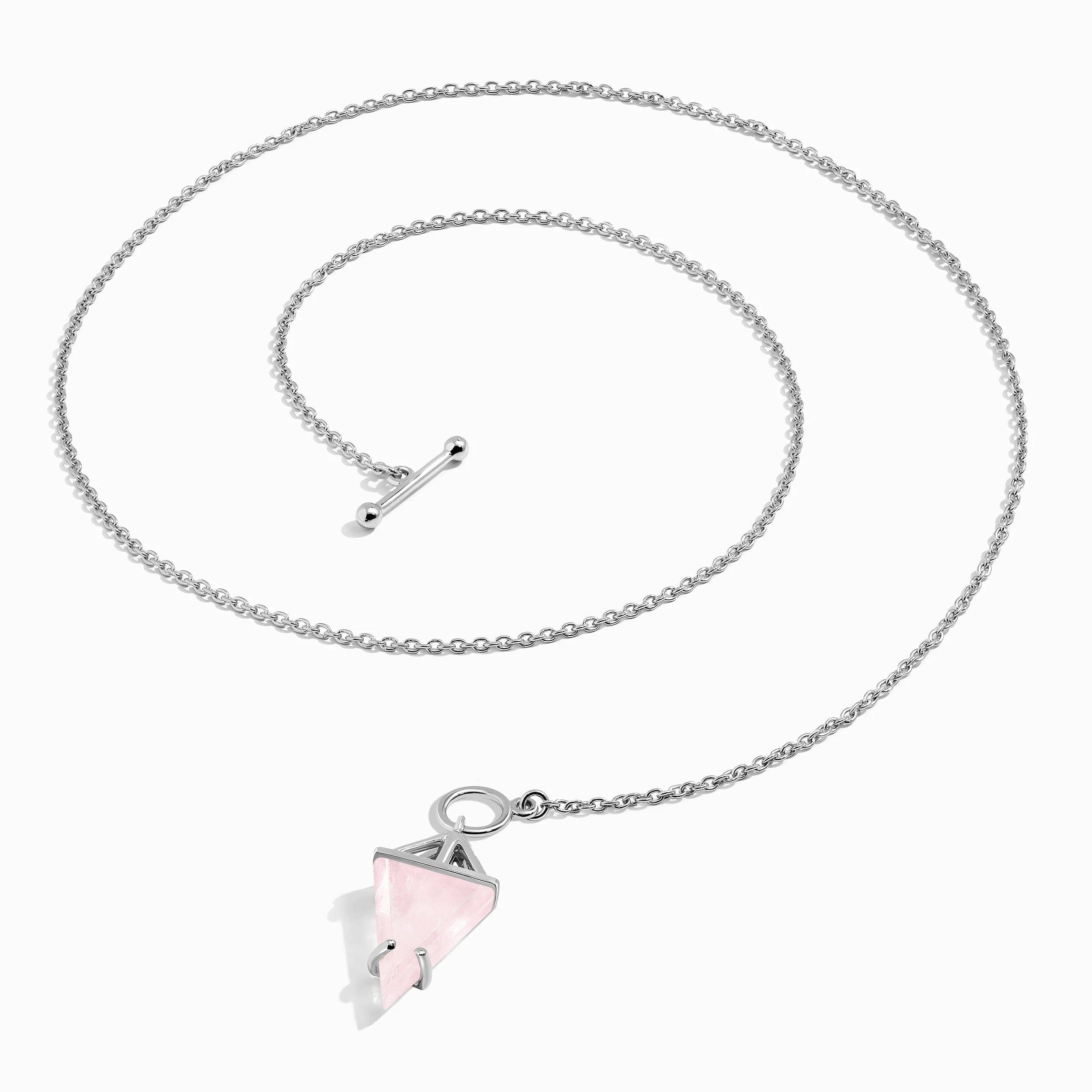 Rose Quartz Necklace - Heroine T-Lock - Image 15