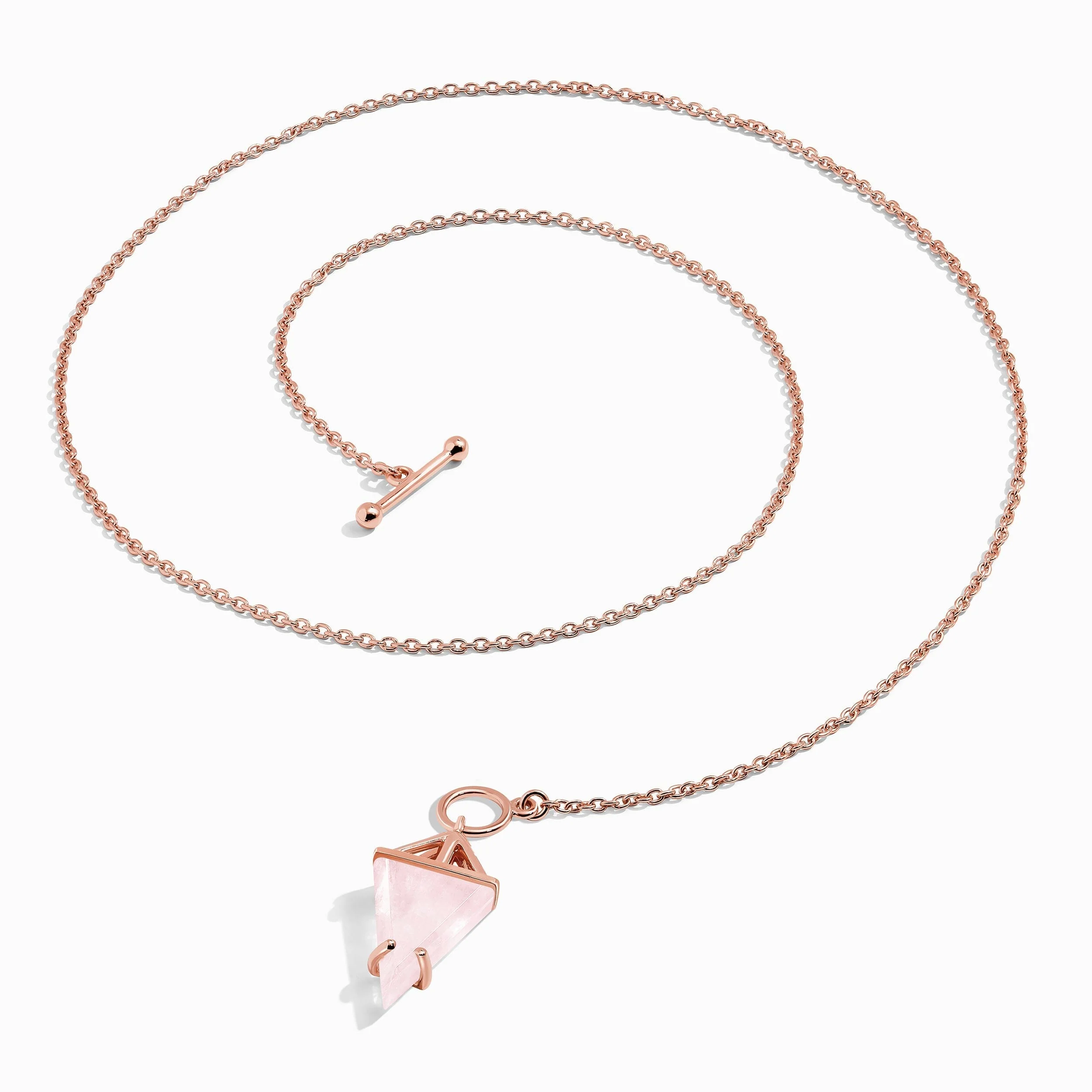 Rose Quartz Necklace - Heroine T-Lock - Image 26