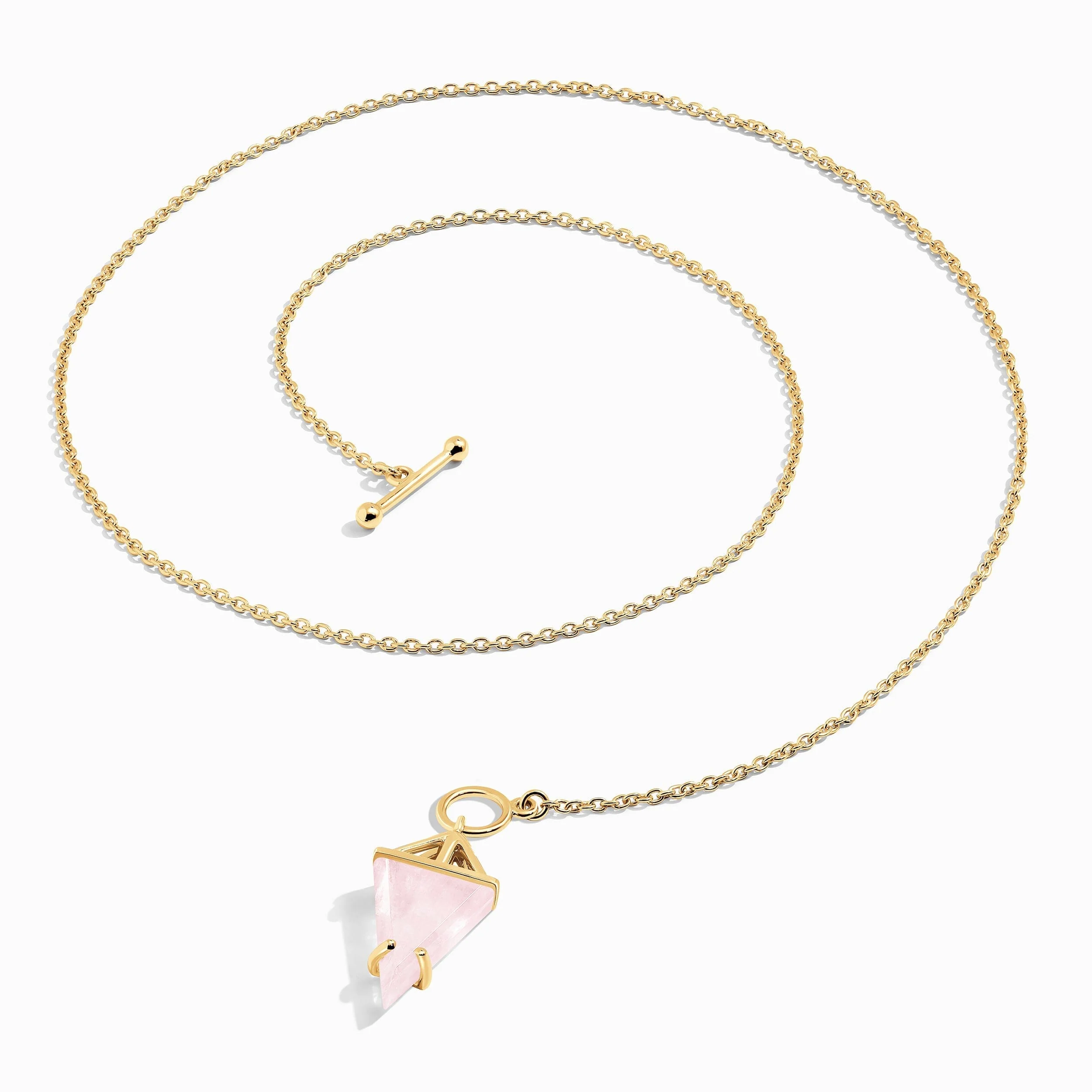 Rose Quartz Necklace - Heroine T-Lock - Image 28
