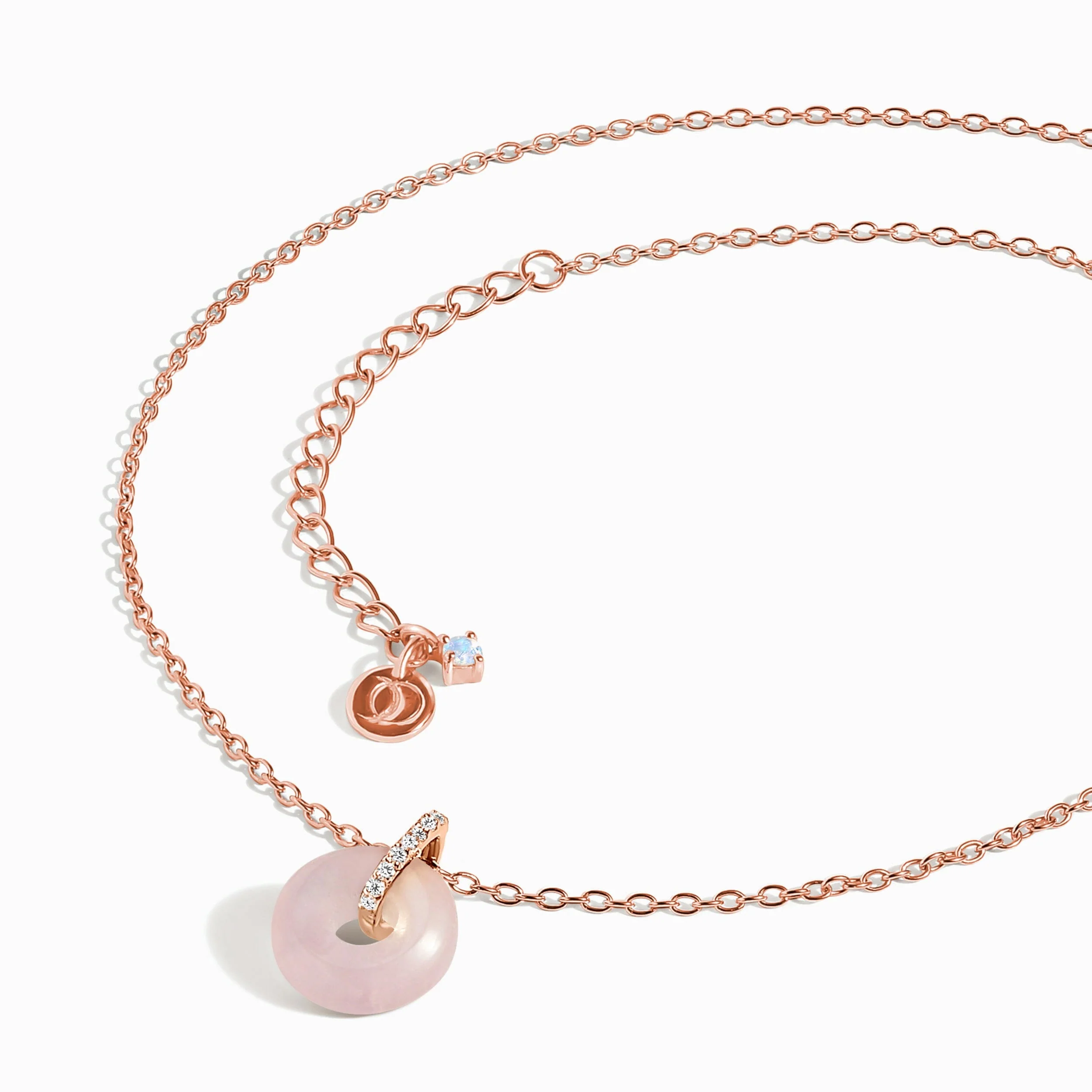 Rose Quartz Necklace - Liora - Image 9
