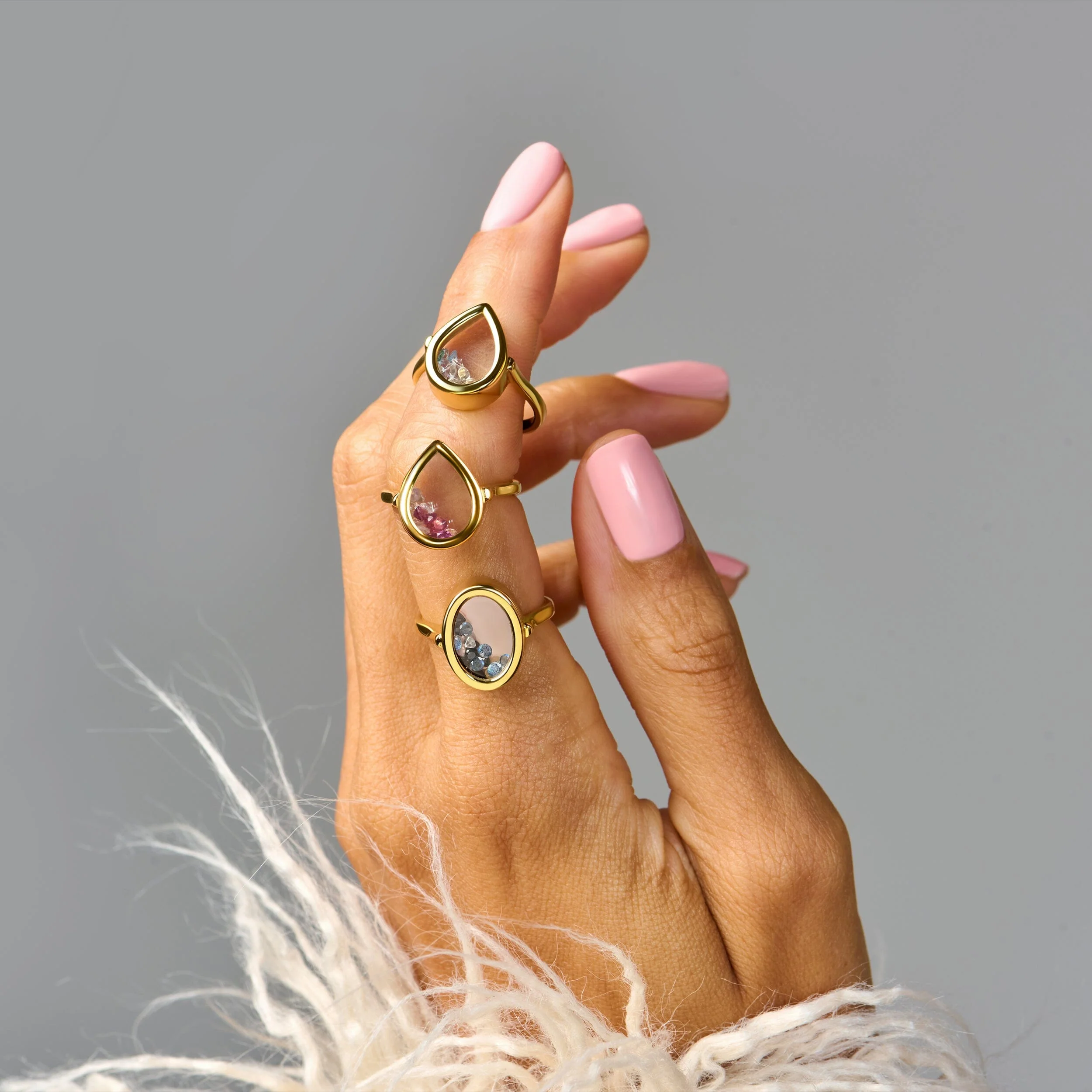 Rose Quartz Rhodolite Ring - Gem Glide - Image 19