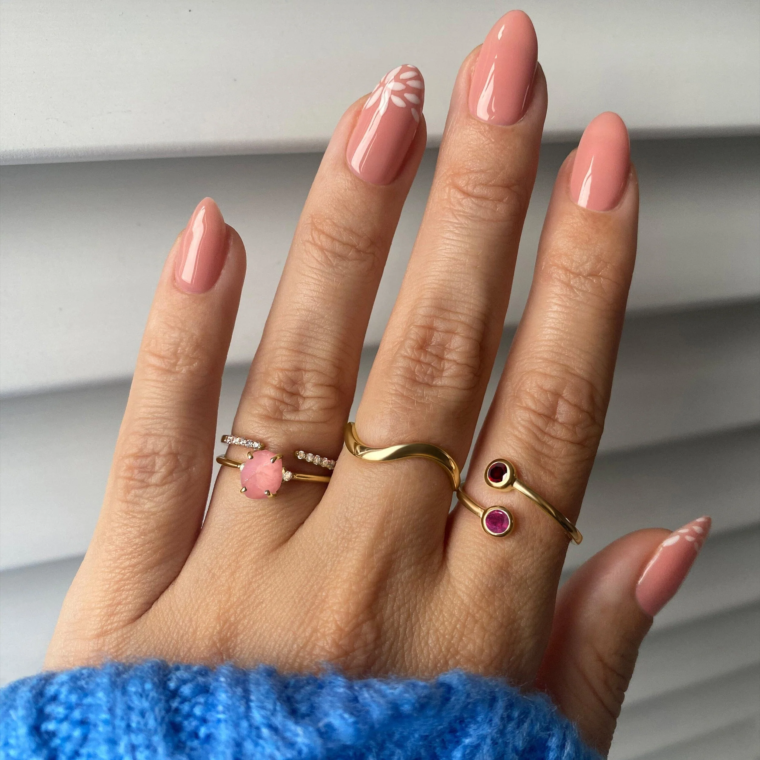 Rose Quartz Ring - Petite Raw Allure - Image 10