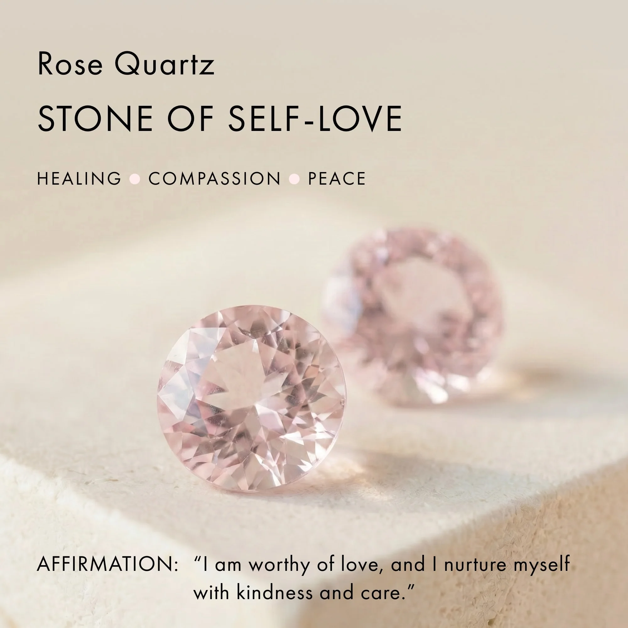 Rose Quartz Ring - Harlow - Image 7