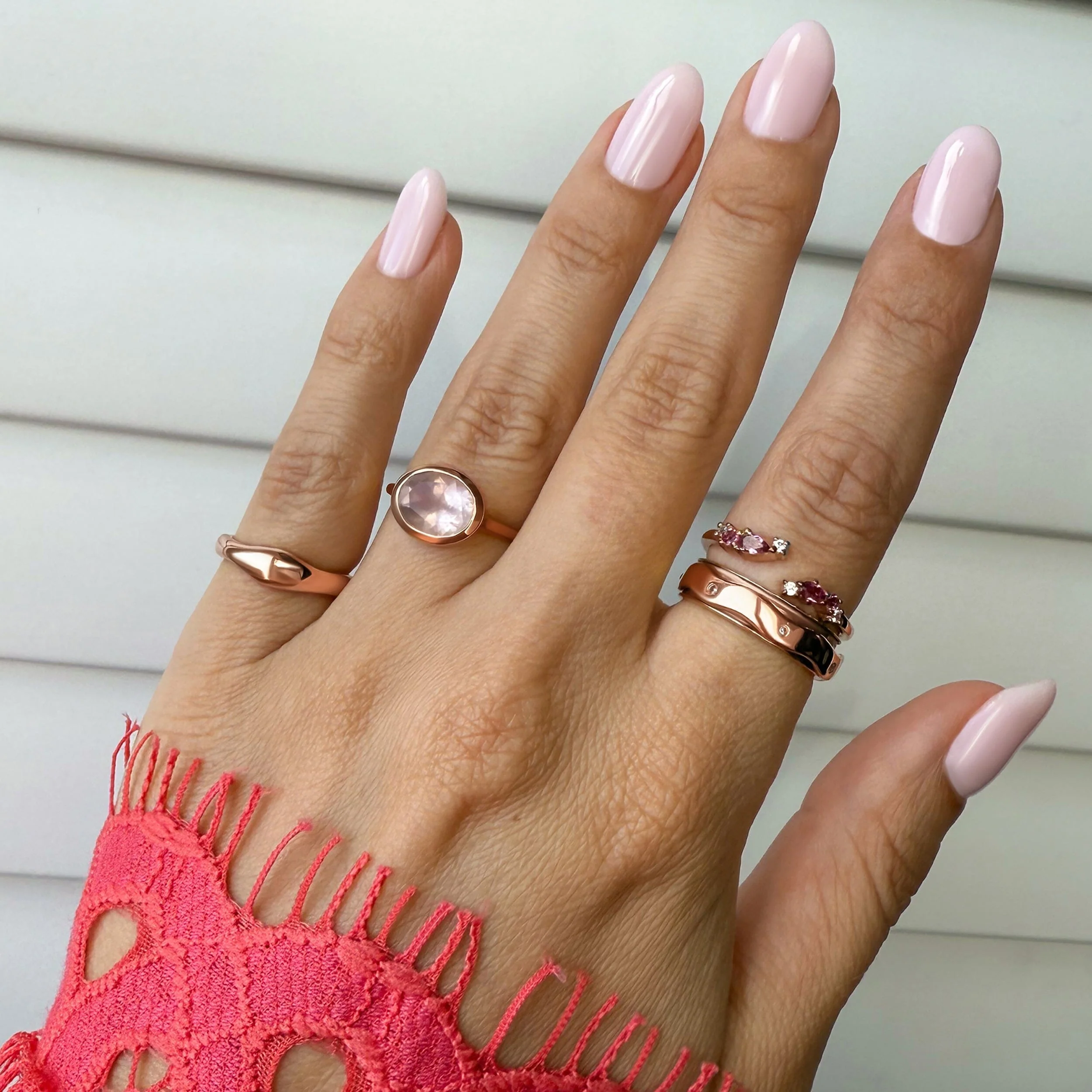 White Zircon Fidget Ring - Spinning Clarity - Image 11